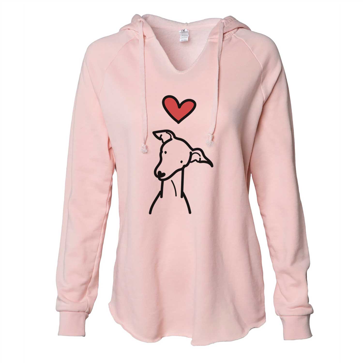 Love Always Italian Greyhound - Cali Wave Hooded Sweatshirt