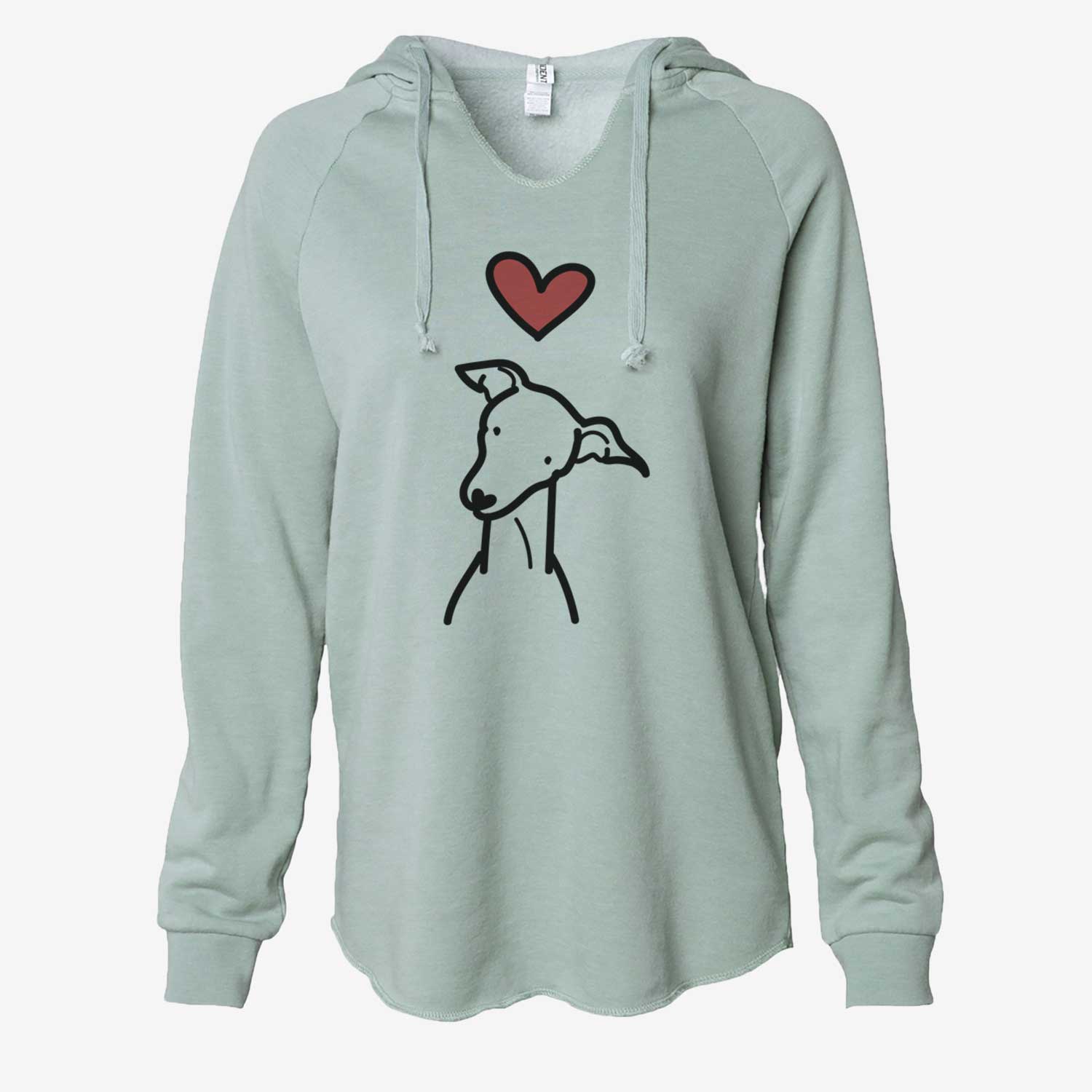 Love Always Italian Greyhound - Cali Wave Hooded Sweatshirt