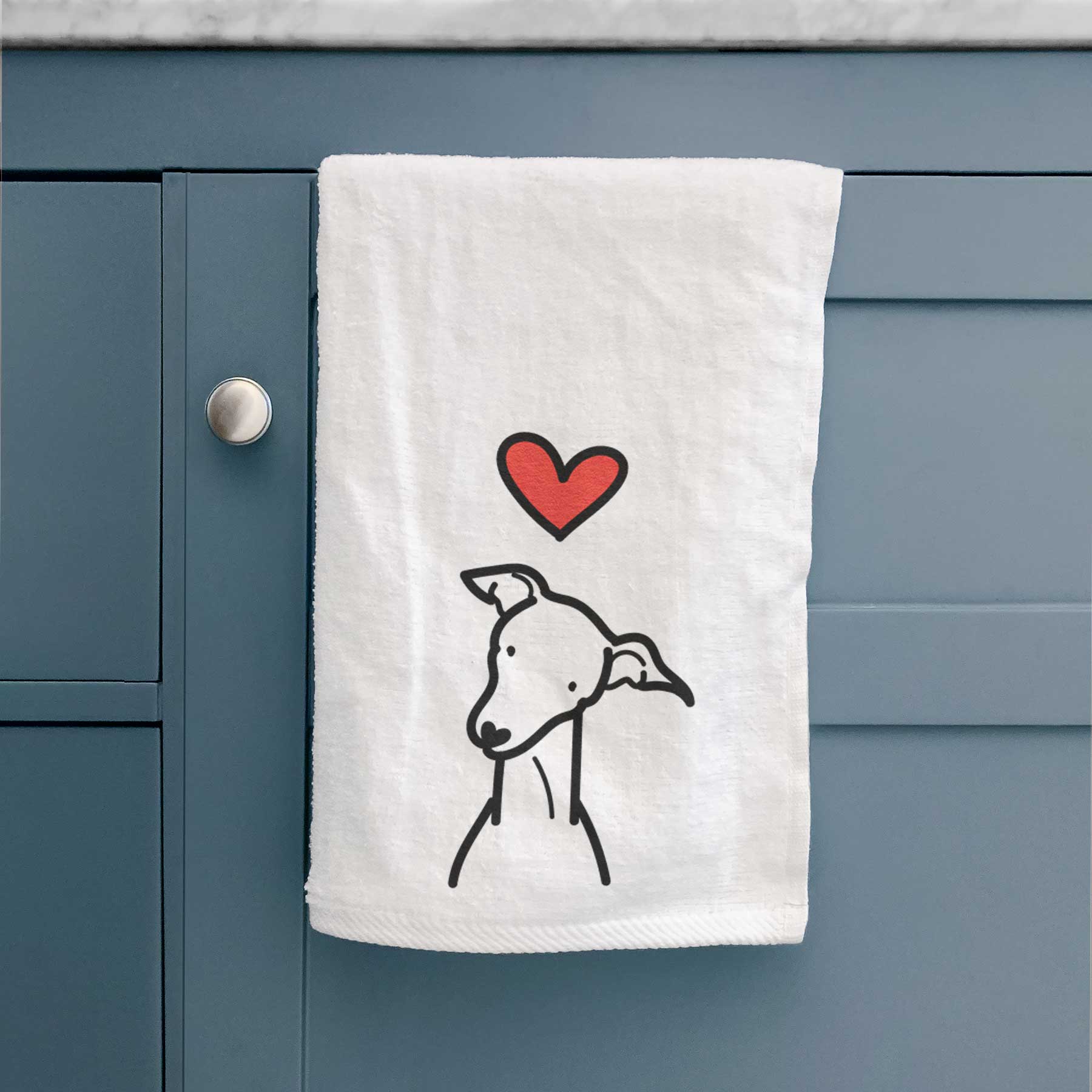 Love Always Italian Greyhound - Decorative Hand Towel