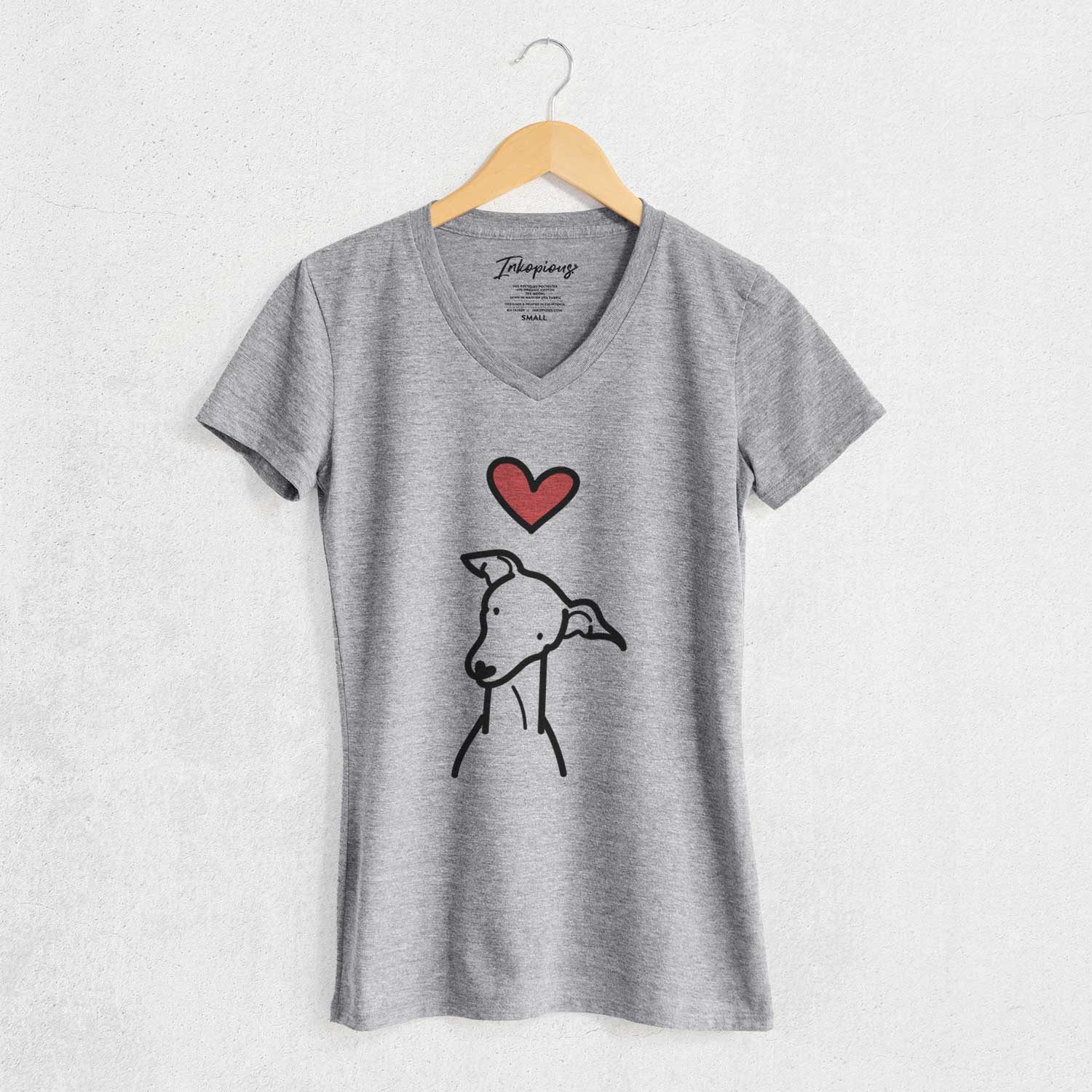 Love Always Italian Greyhound - Women's V-neck Shirt