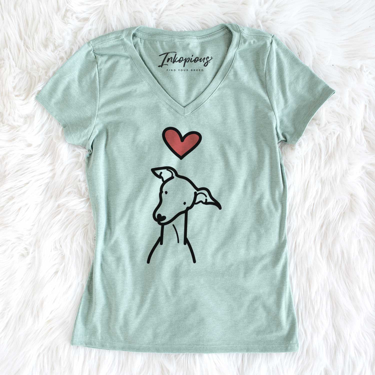 Love Always Italian Greyhound - Women's V-neck Shirt