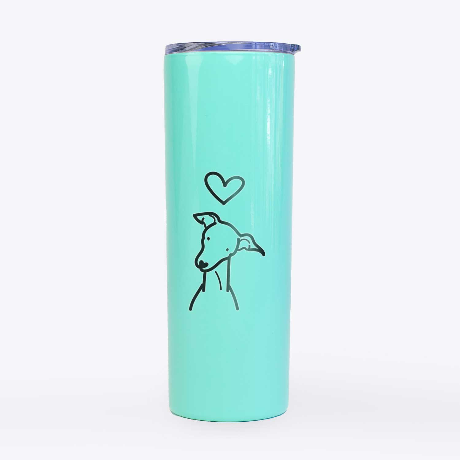 Love Always Italian Greyhound - 20oz Skinny Tumbler