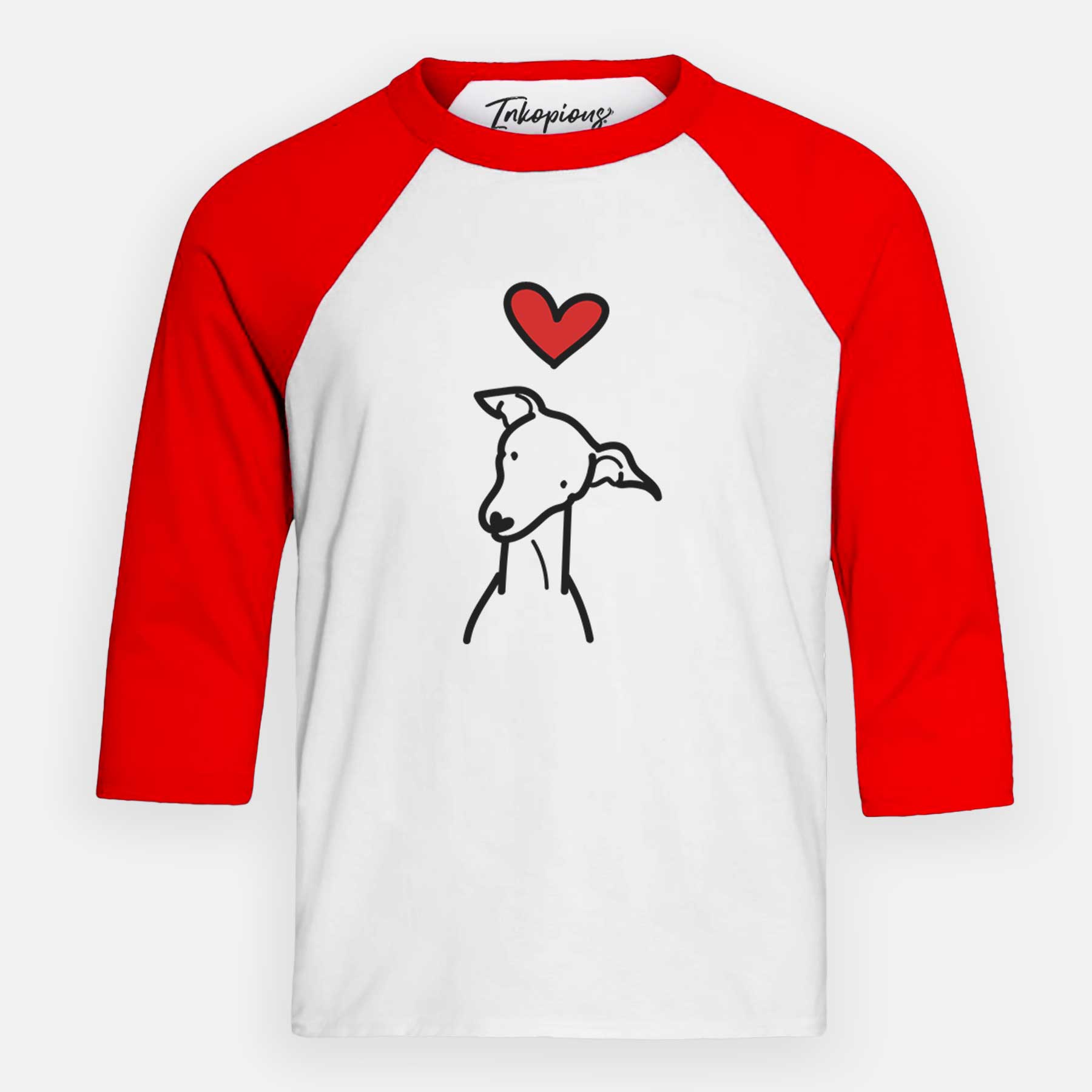 Love Always Italian Greyhound - Youth 3/4 Long Sleeve