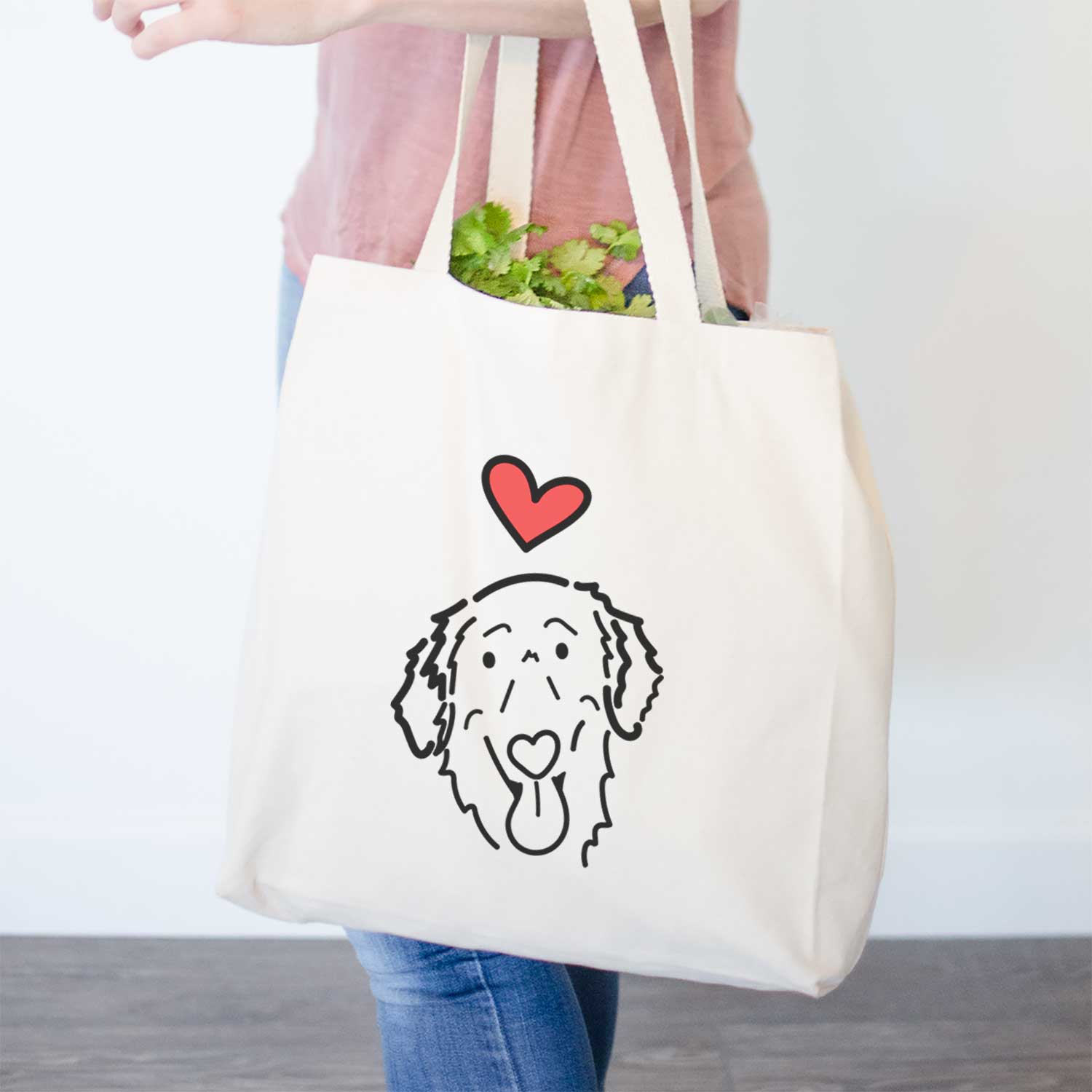 Love Always Flat-Coated Retriever - Jack - Tote Bag