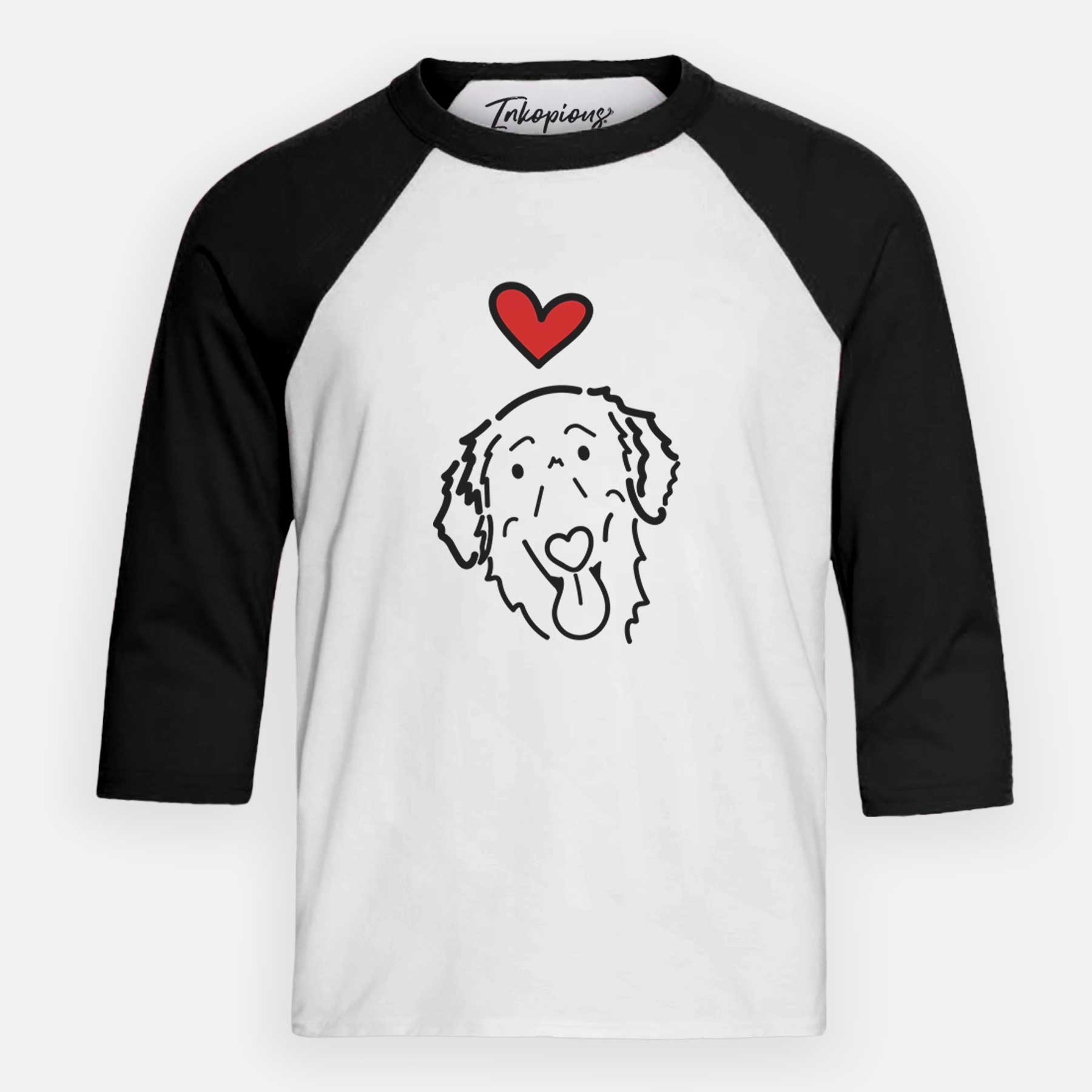 Love Always Flat-Coated Retriever - Jack - Youth 3/4 Long Sleeve