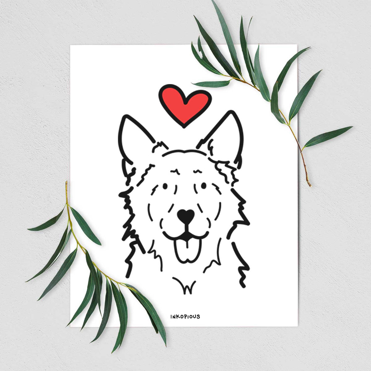 Love Always Mudi - Jack Art Print