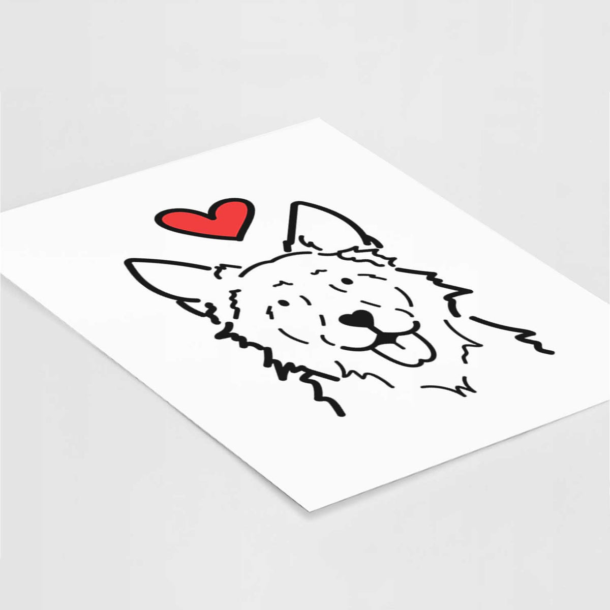 Love Always Mudi - Jack Art Print