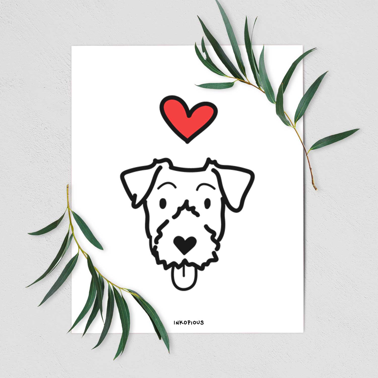 Love Always Jack Russell Terrier Art Print