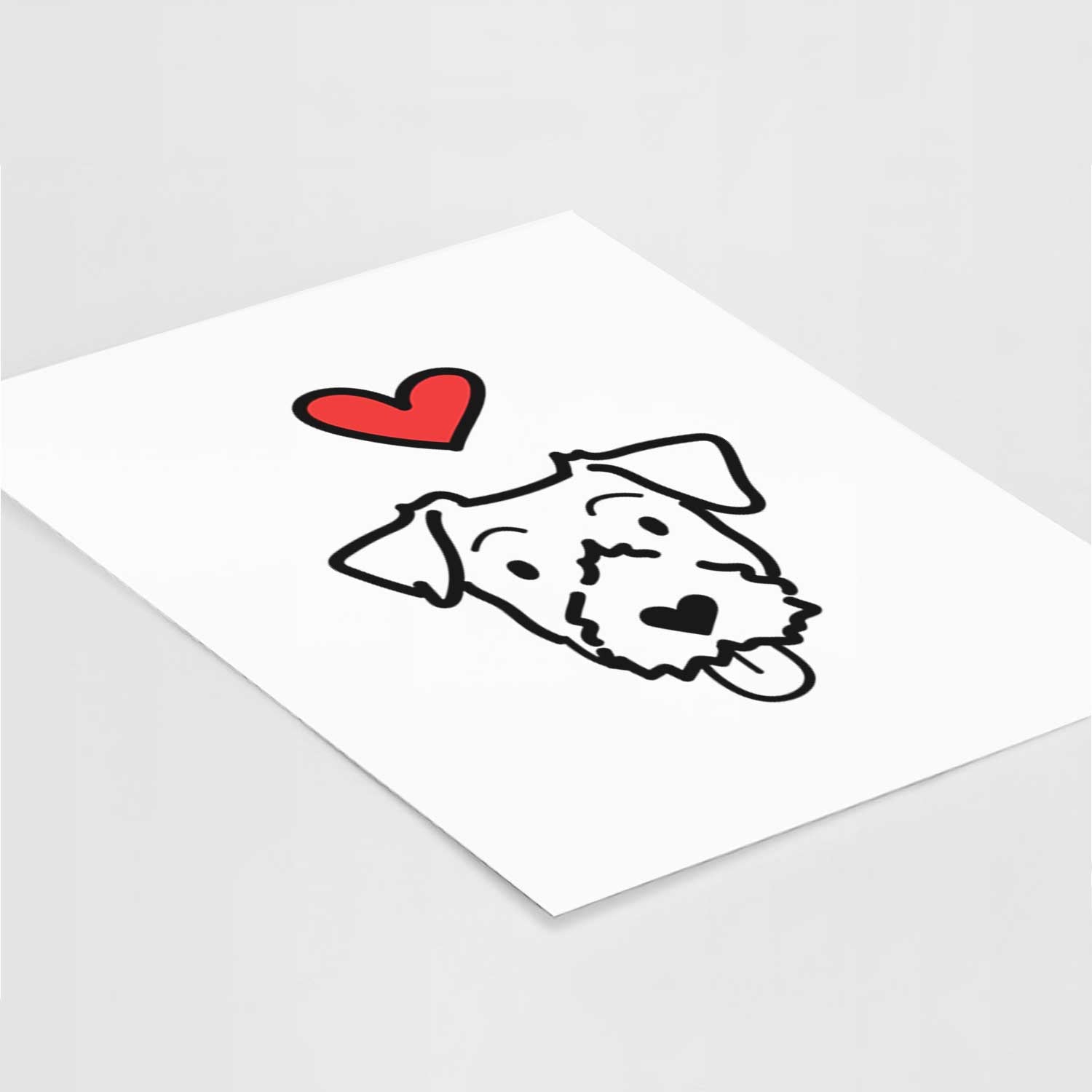 Love Always Jack Russell Terrier Art Print