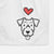 Love Always Jack Russell Terrier - Decorative Hand Towel