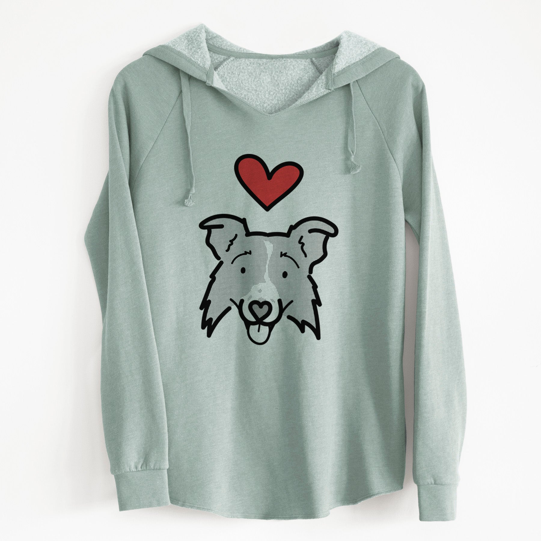 Love Always Border Collie 2.0 - Jam - Cali Wave Hooded Sweatshirt