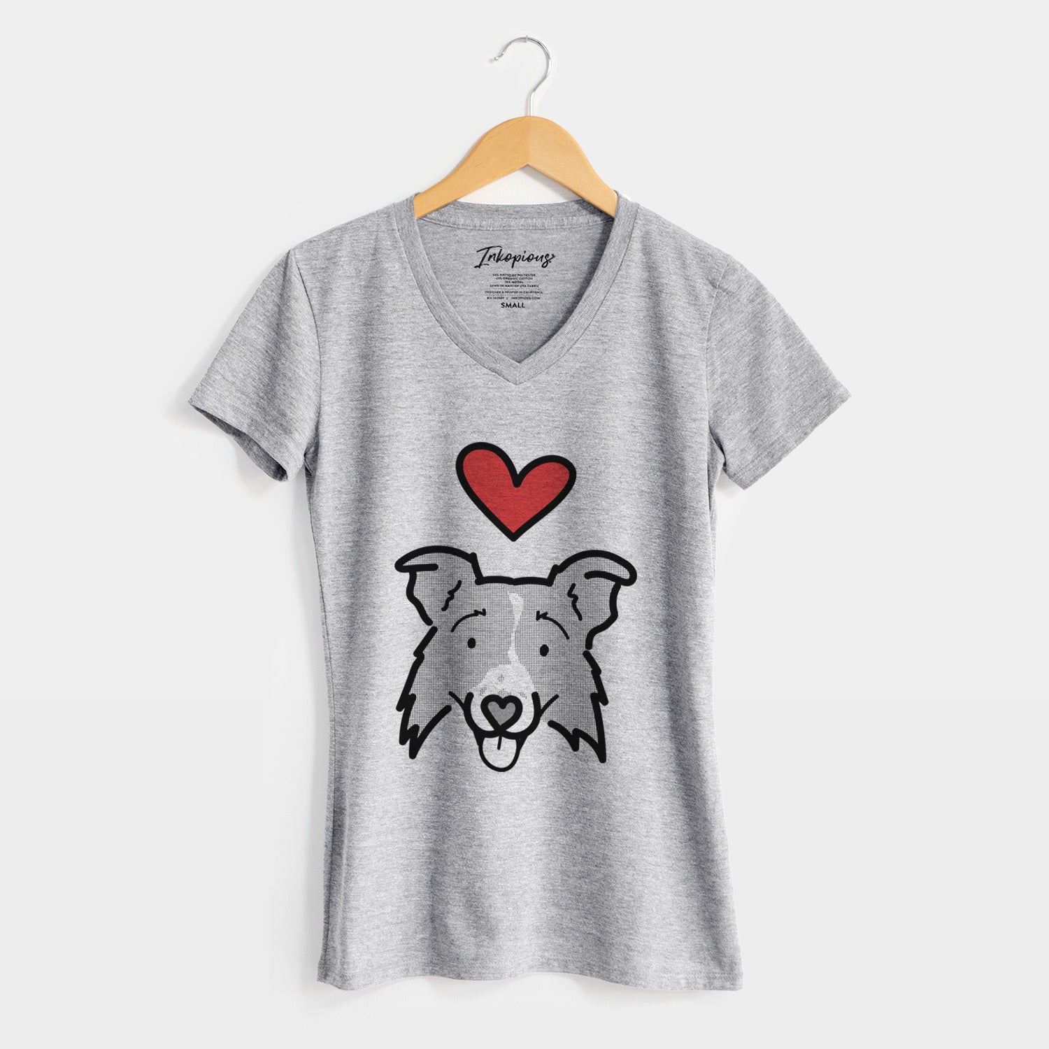 Love Always Border Collie 2.0 - Jam - Women's Perfect V-neck Shirt