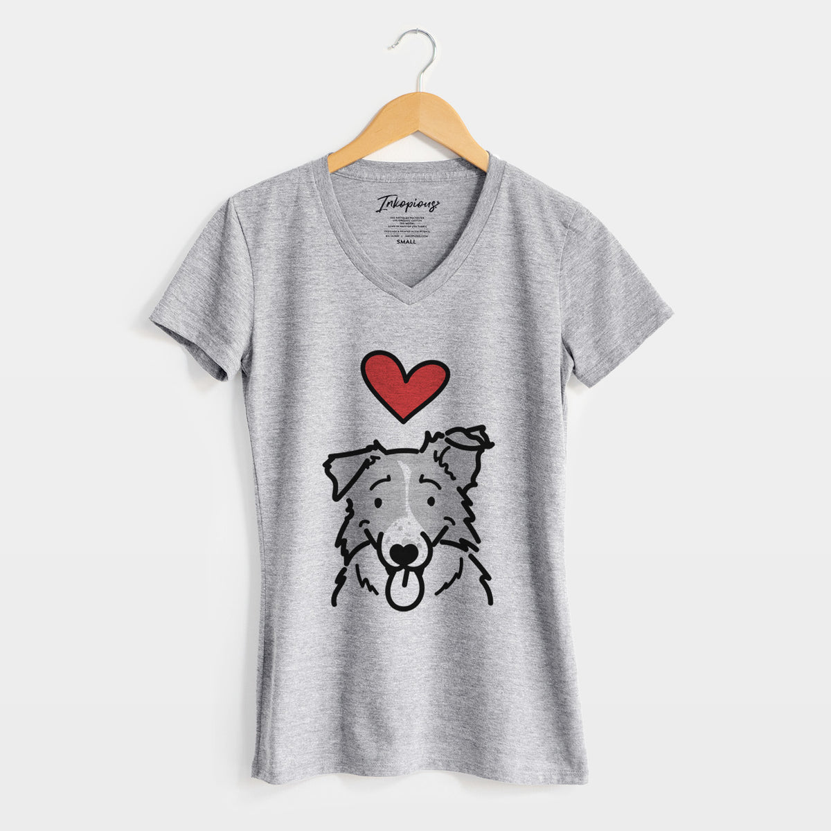 Love Always Border Collie - Jam - Women's V-neck Shirt