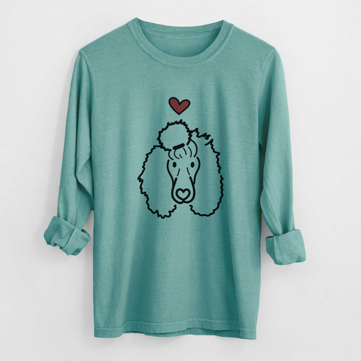 Love Always Standard Poodle - Jemma - Heavyweight 100% Cotton Long Sleeve