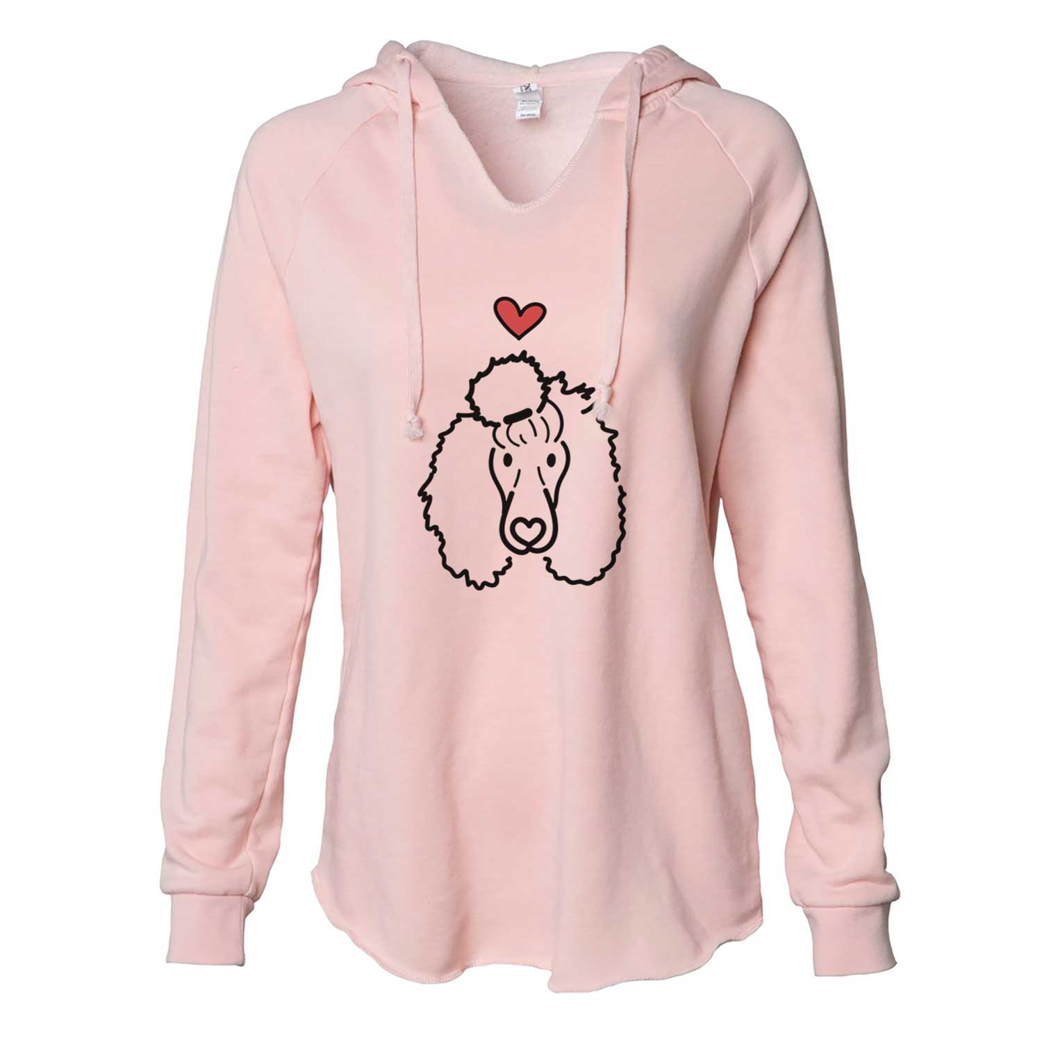 Love Always Standard Poodle - Jemma - Cali Wave Hooded Sweatshirt
