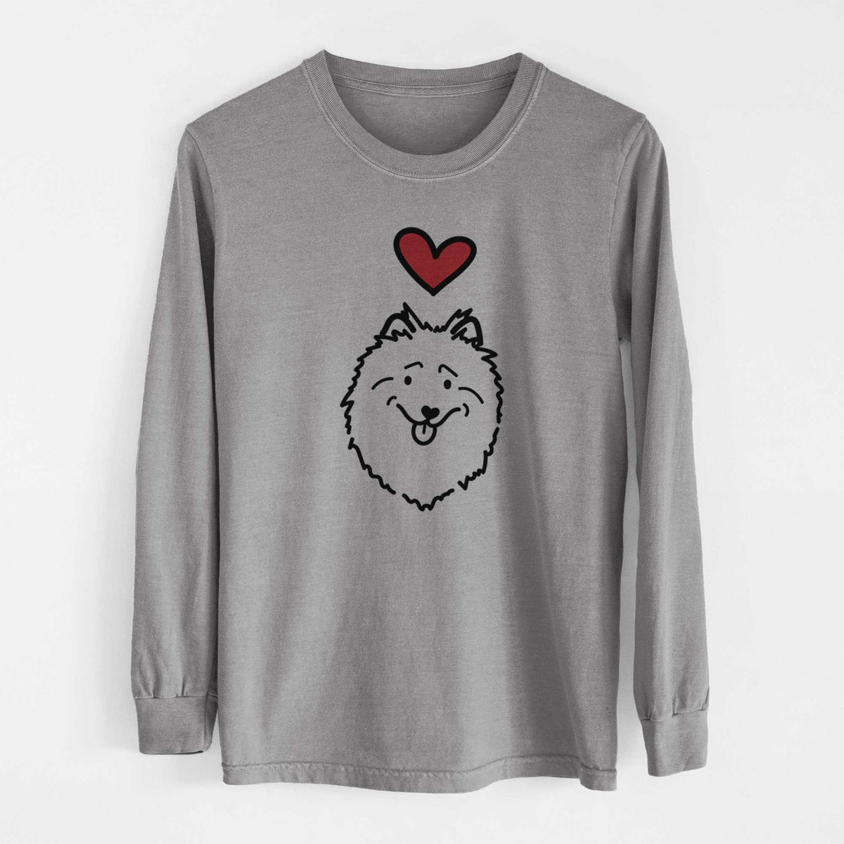 Love Always Keeshond - Heavyweight 100% Cotton Long Sleeve