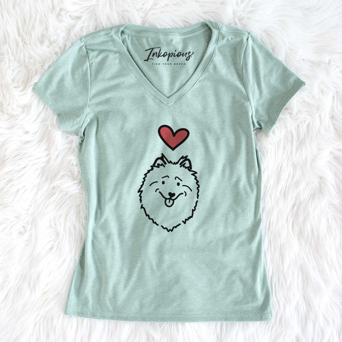 Love Always Keeshond - Women&#39;s V-neck Shirt