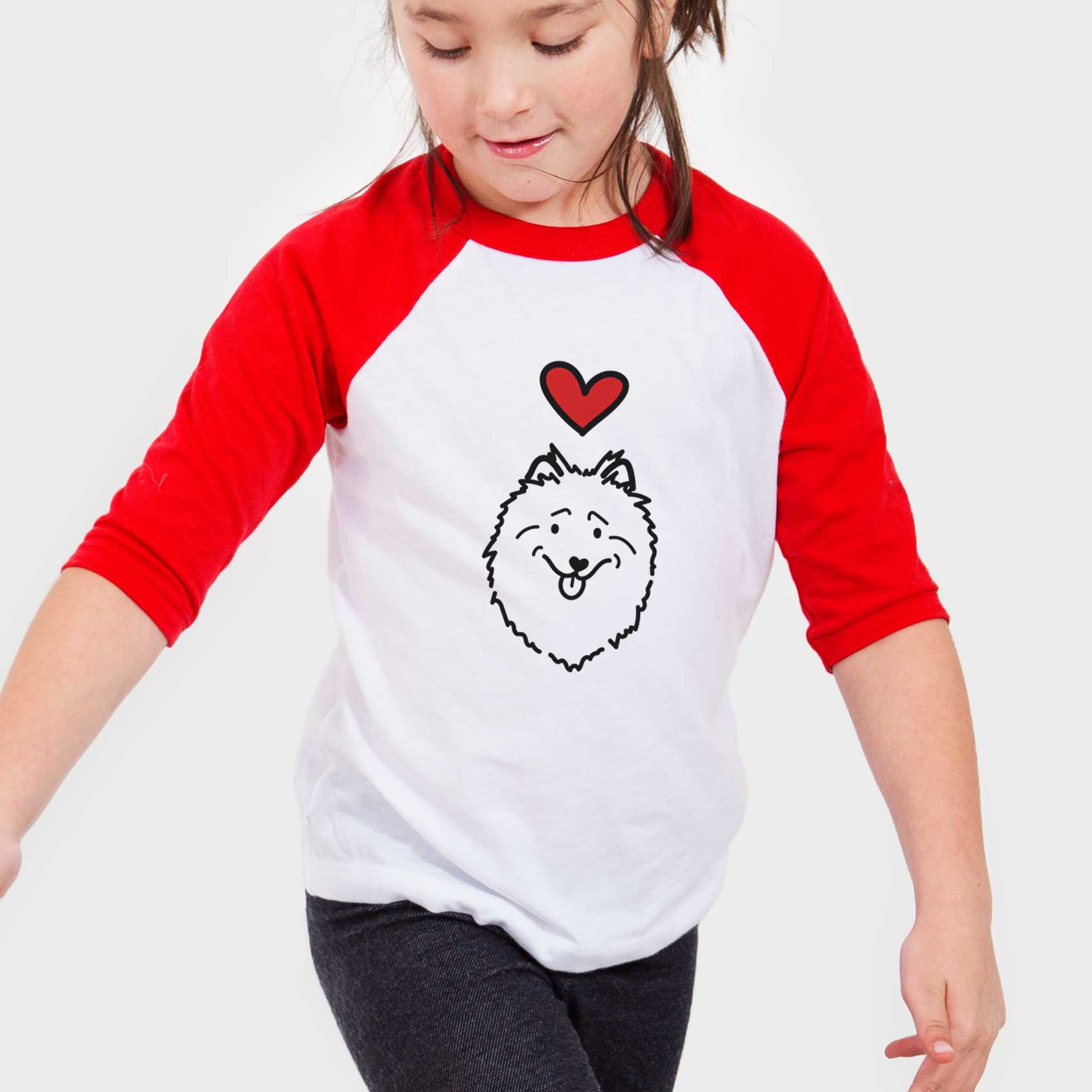 Love Always Keeshond - Youth 3/4 Long Sleeve