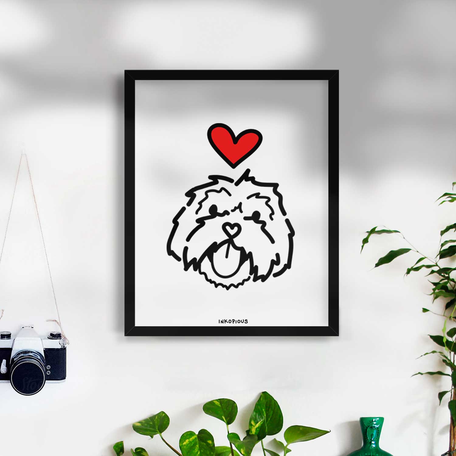 Love Always Lhasa Apso - Keia Art Print