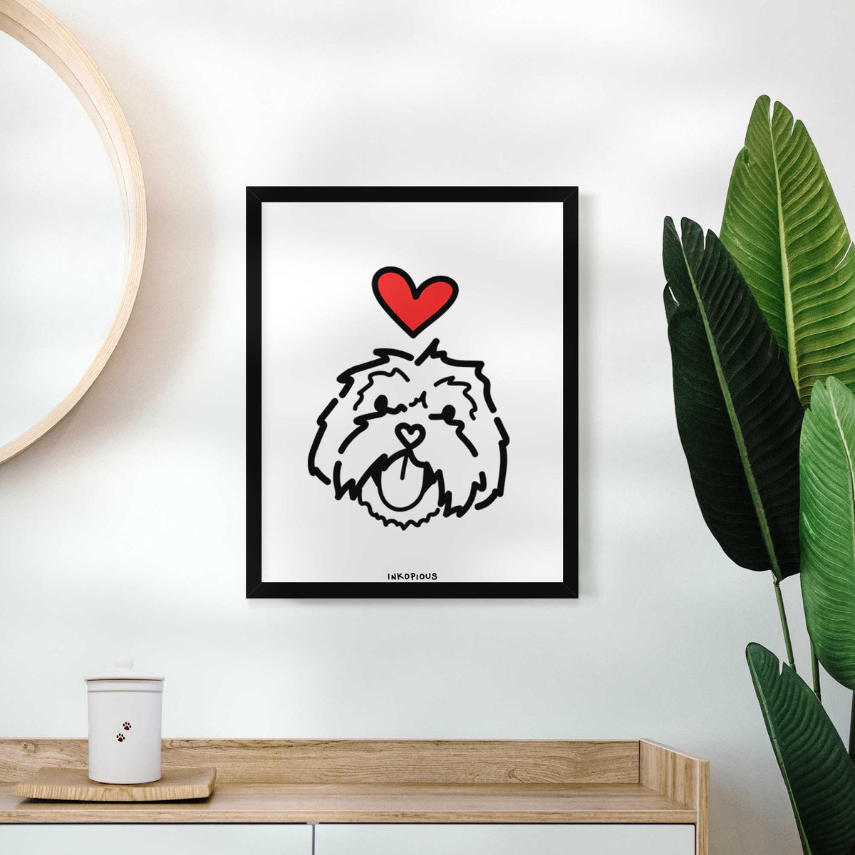 Love Always Lhasa Apso - Keia Art Print