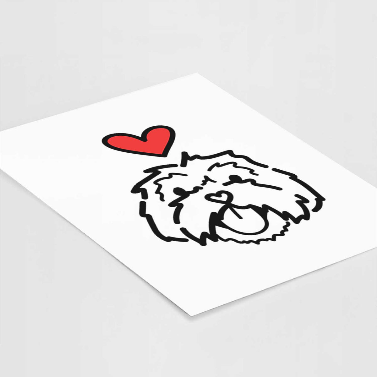 Love Always Lhasa Apso - Keia Art Print