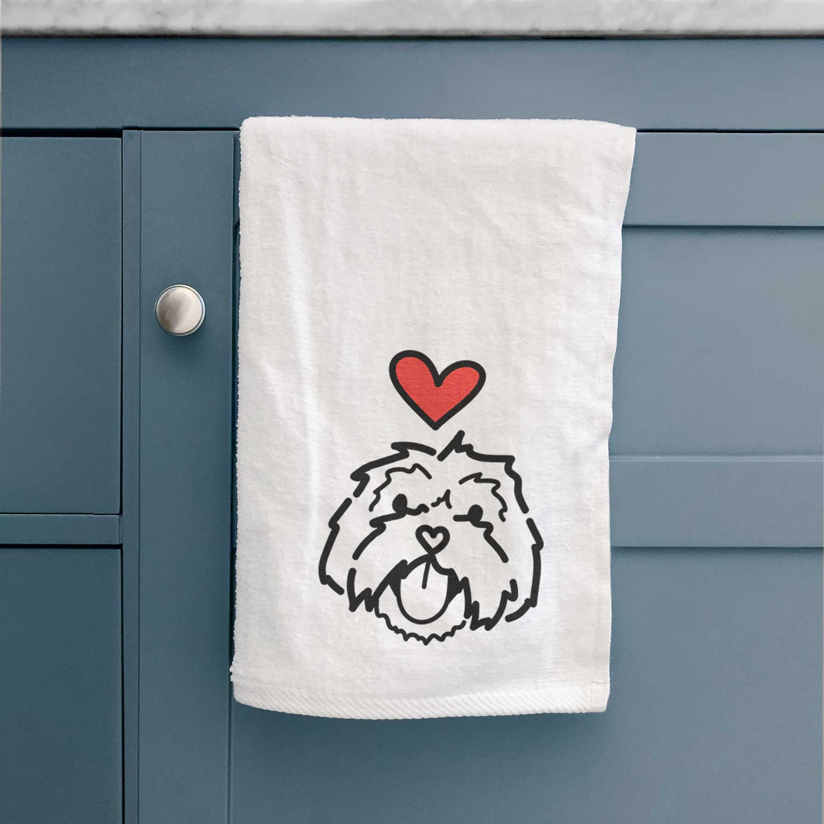 Love Always Lhasa Apso - Keia - Decorative Hand Towel