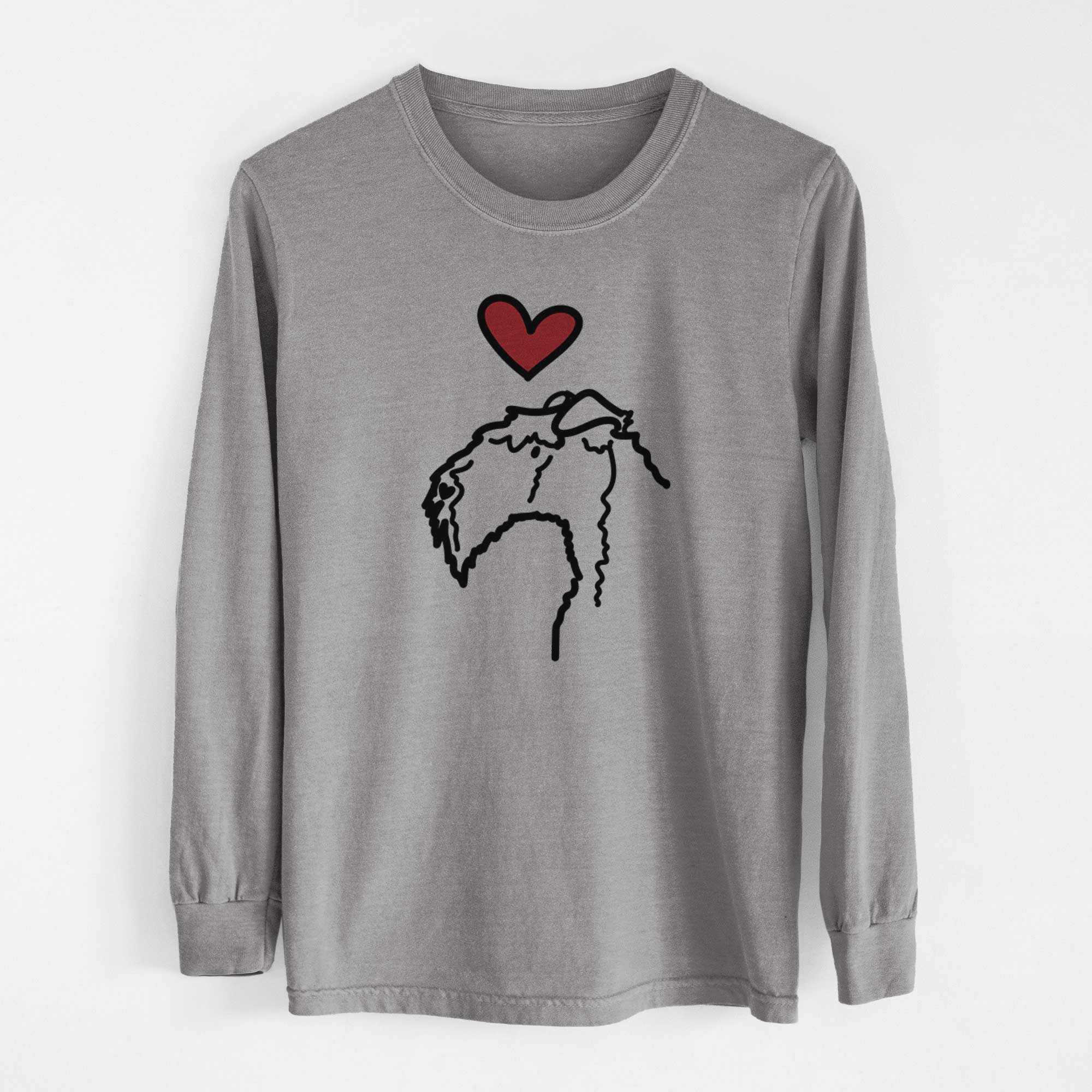 Love Always Kerry Blue Terrier - Heavyweight 100% Cotton Long Sleeve