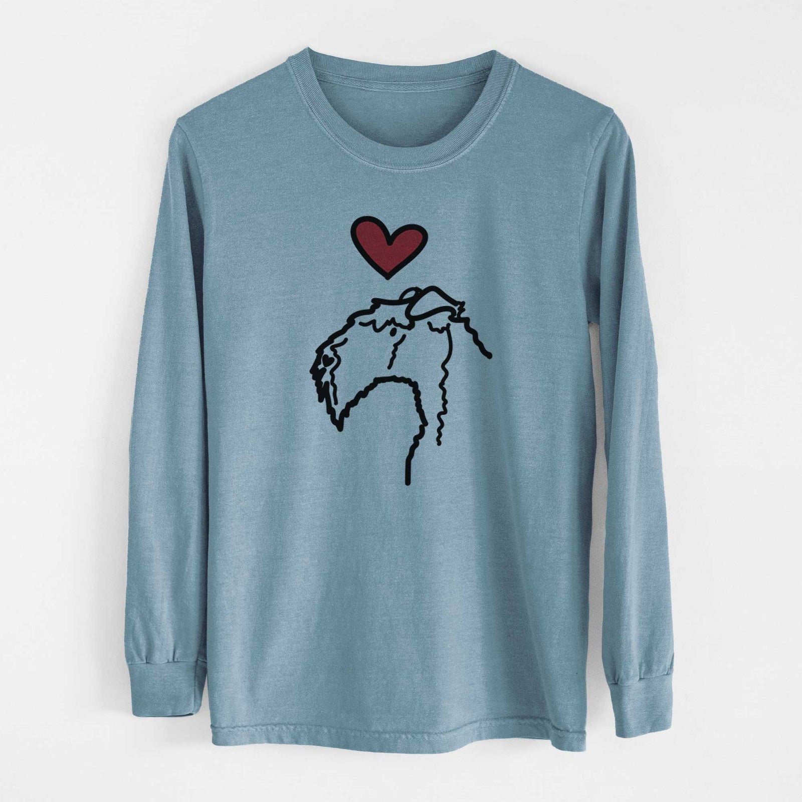 Love Always Kerry Blue Terrier - Heavyweight 100% Cotton Long Sleeve