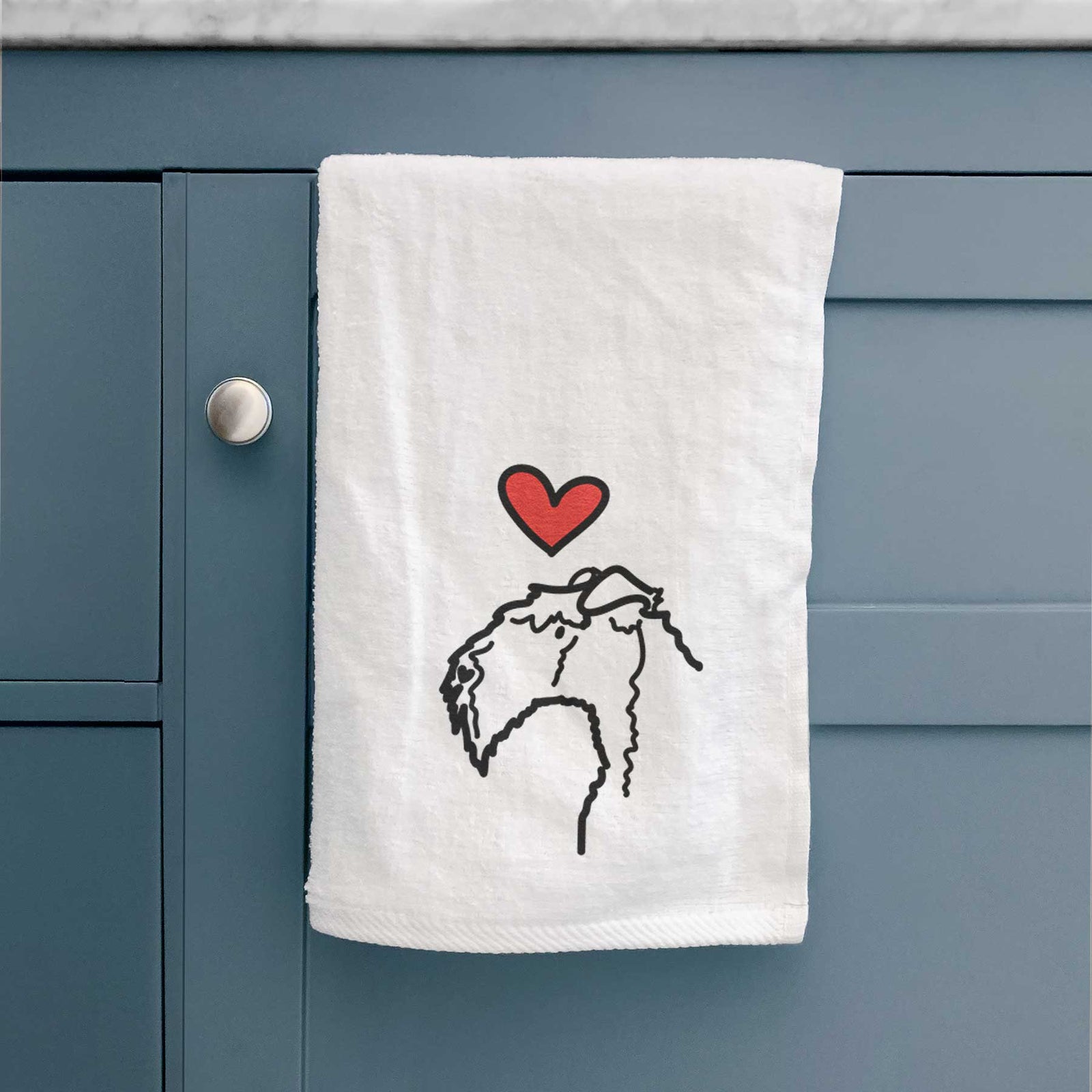 Love Always Kerry Blue Terrier - Decorative Hand Towel