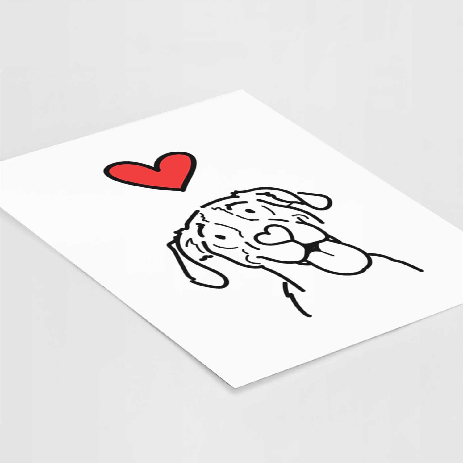 Love Always Treeing Walker Coonhound - Kimble Art Print