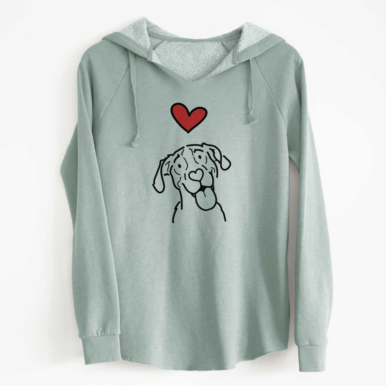 Love Always Treeing Walker Coonhound - Kimble - Cali Wave Hooded Sweatshirt