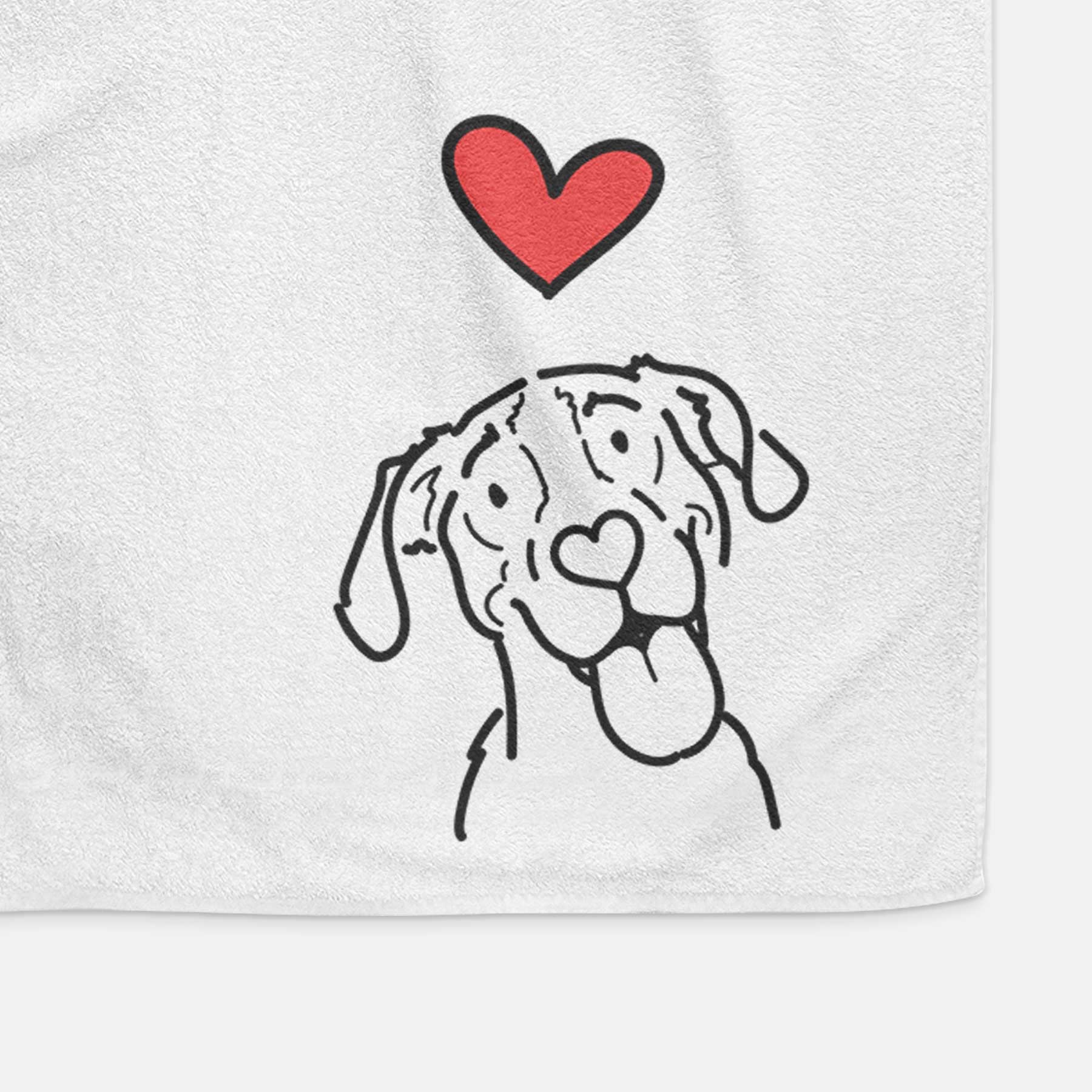 Love Always Treeing Walker Coonhound - Kimble - Decorative Hand Towel