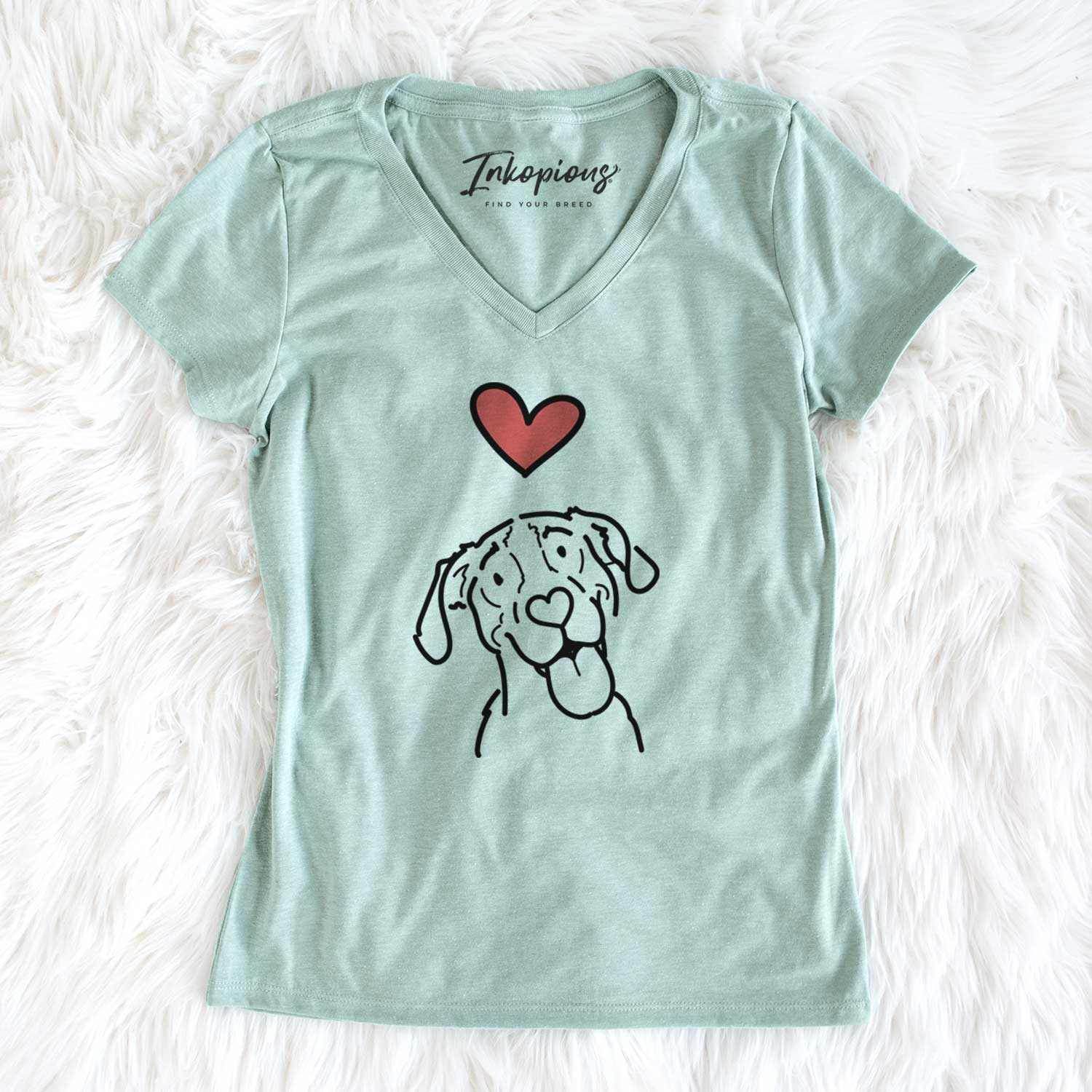 Love Always Treeing Walker Coonhound - Kimble - Women's V-neck Shirt