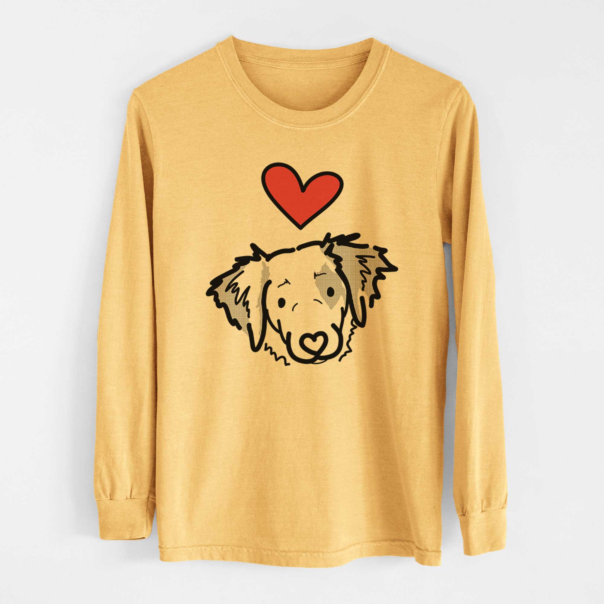 Love Always Brittany Spaniel - Kiva - Heavyweight 100% Cotton Long Sleeve