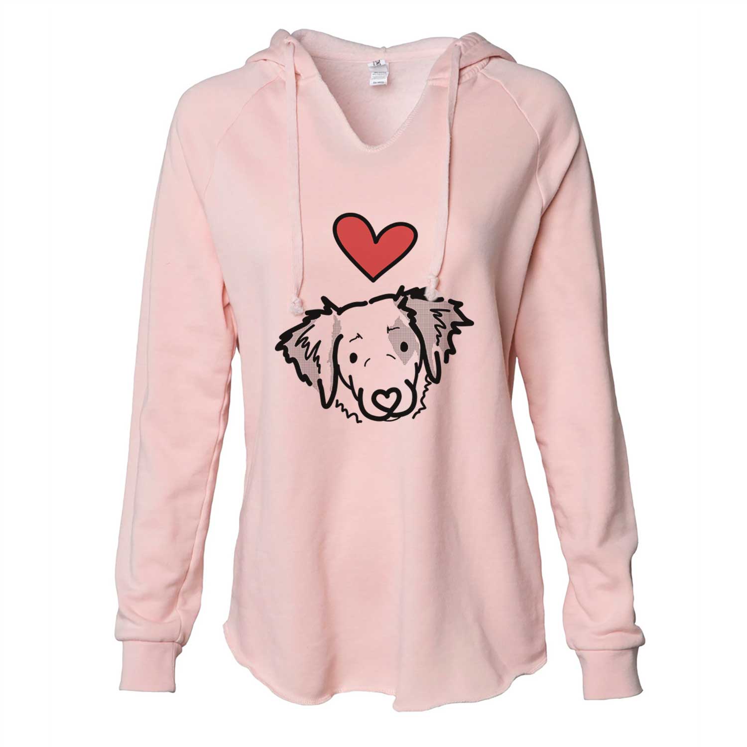 Love Always Brittany Spaniel - Kiva - Cali Wave Hooded Sweatshirt