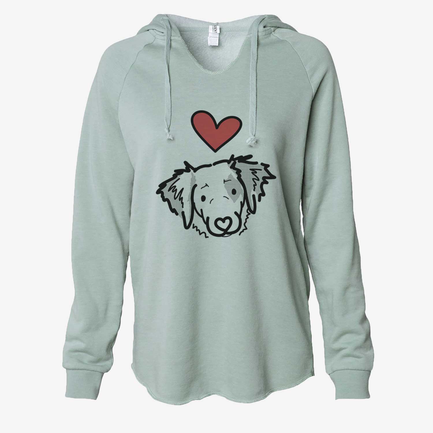 Love Always Brittany Spaniel - Kiva - Cali Wave Hooded Sweatshirt