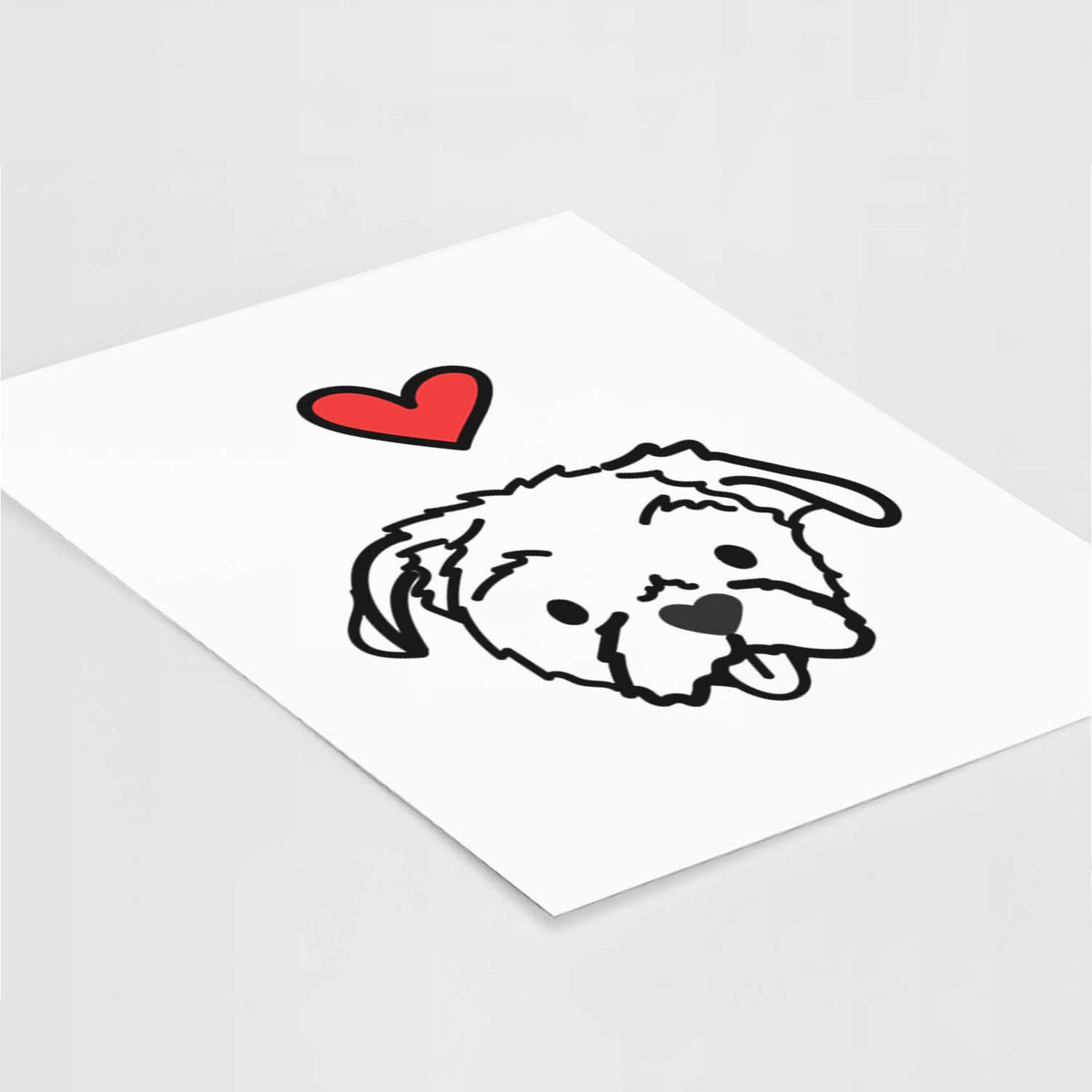 Love Always Shih Tzu - Koko Art Print