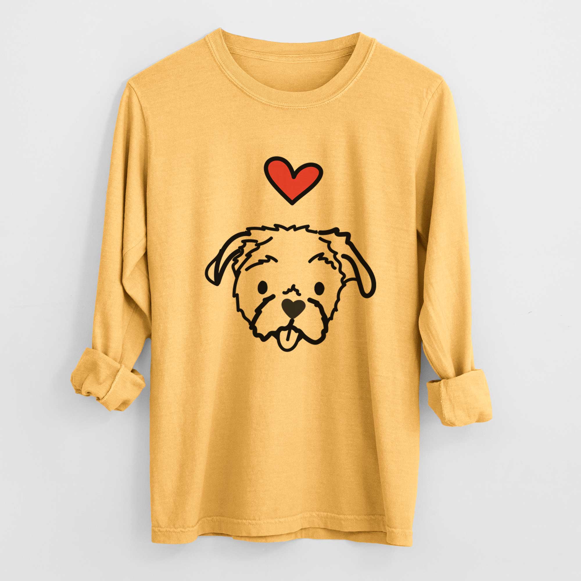 Love Always Shih Tzu - Koko - Heavyweight 100% Cotton Long Sleeve