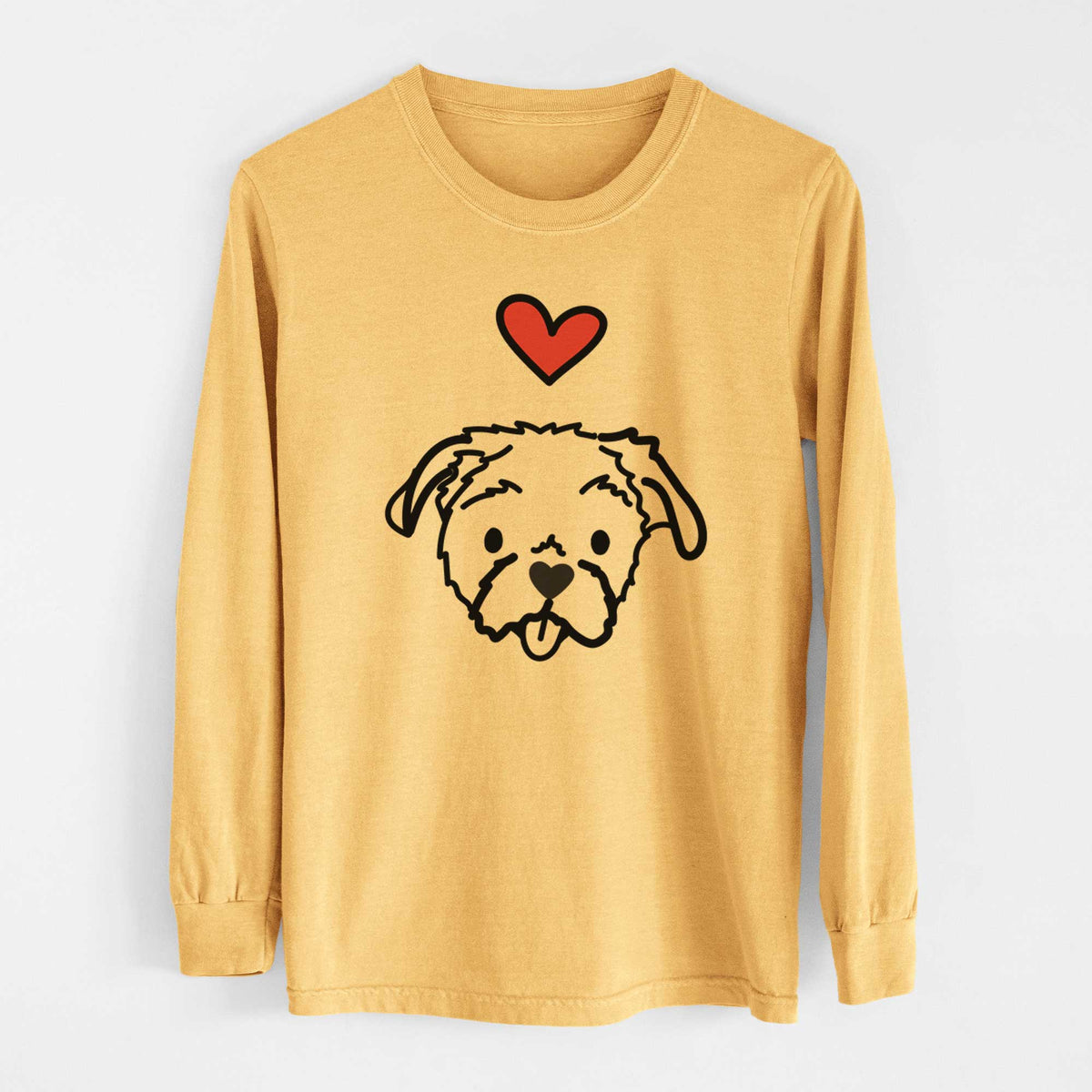 Love Always Shih Tzu - Koko - Heavyweight 100% Cotton Long Sleeve