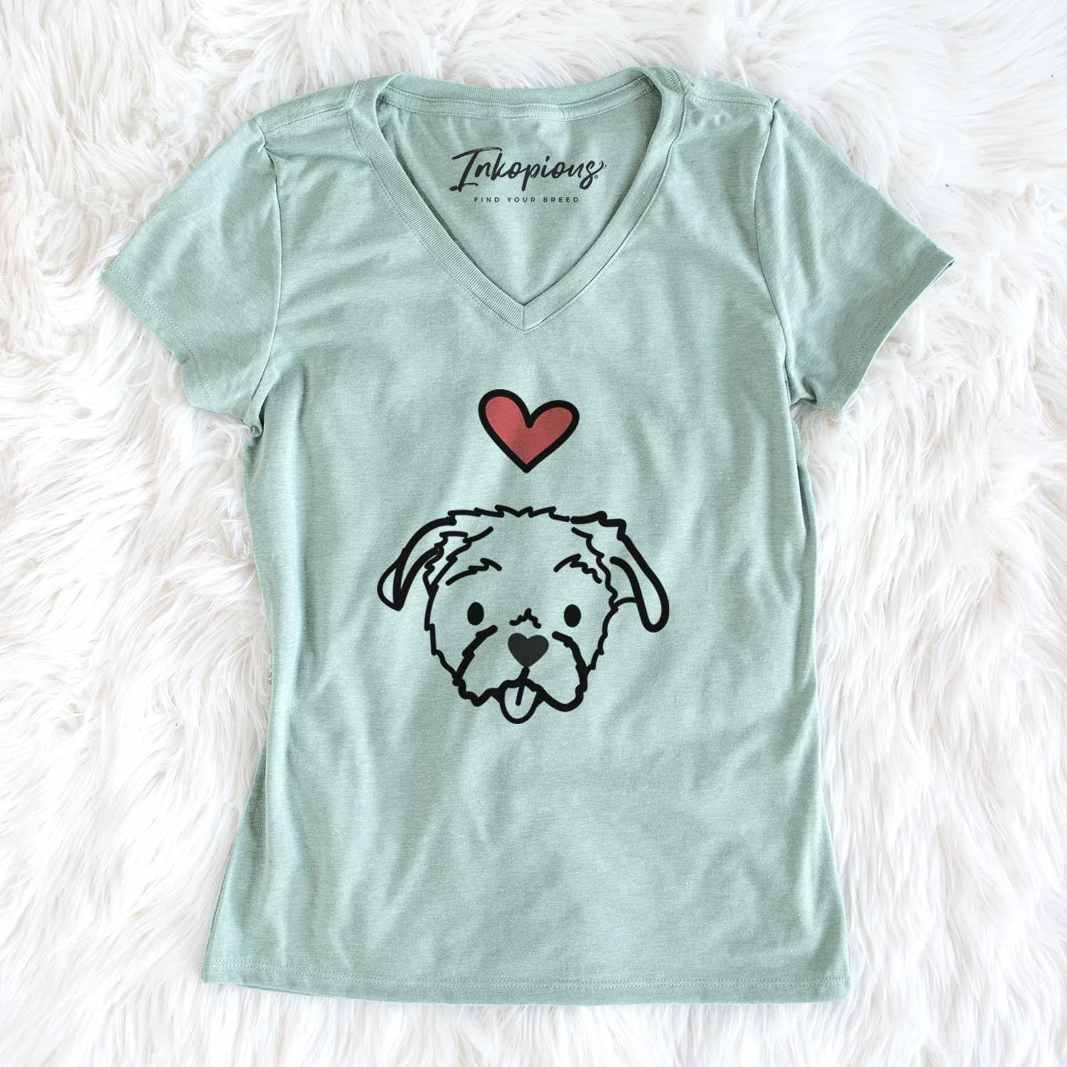 Love Always Shih Tzu - Koko - Women's V-neck Shirt