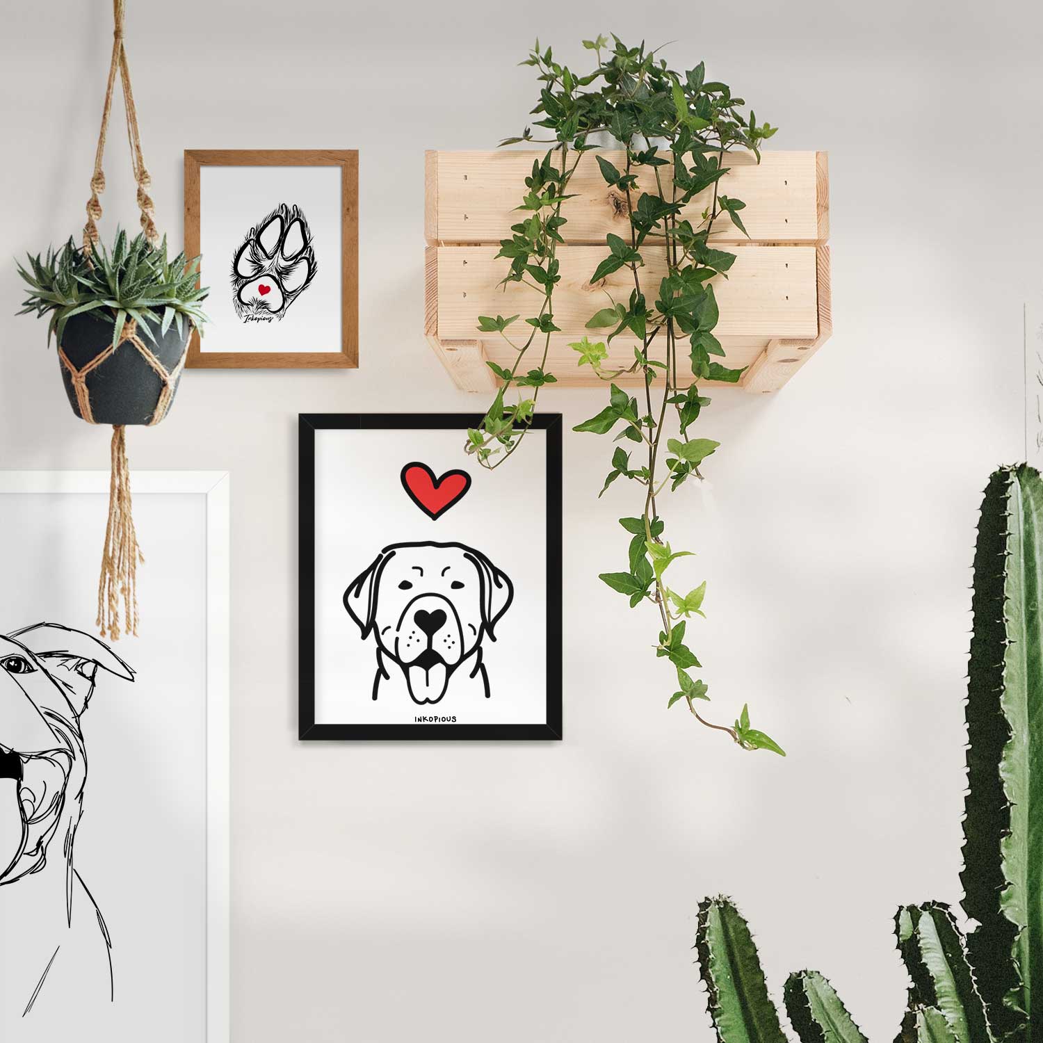 Love Always Labrador Retriever Art Print