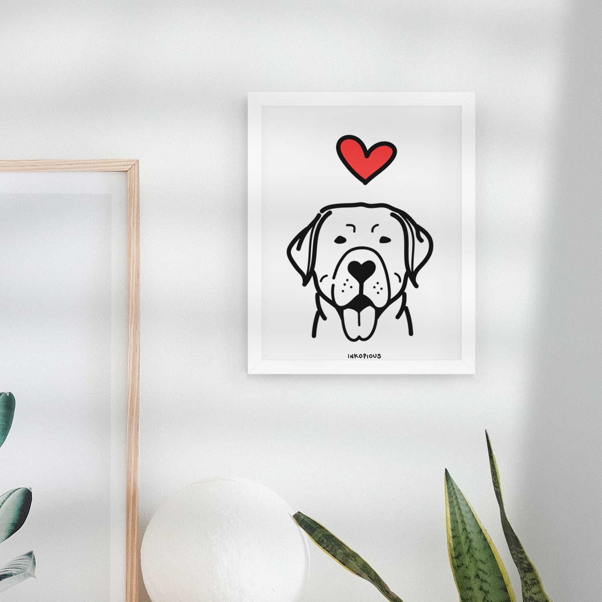 Love Always Labrador Retriever Art Print
