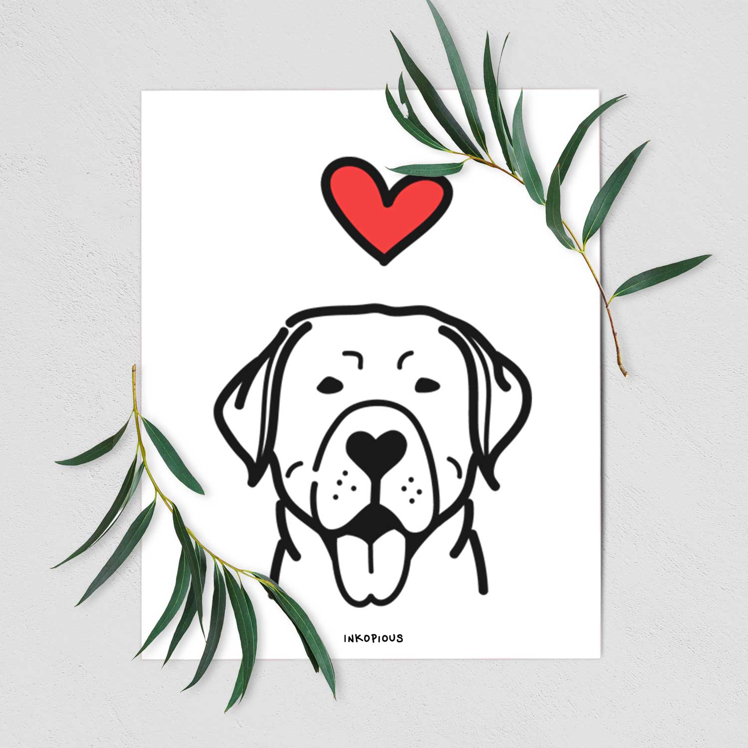Love Always Labrador Retriever Art Print