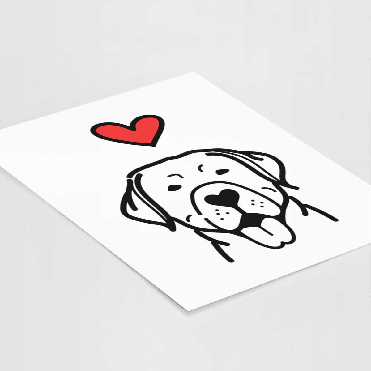 Love Always Labrador Retriever Art Print