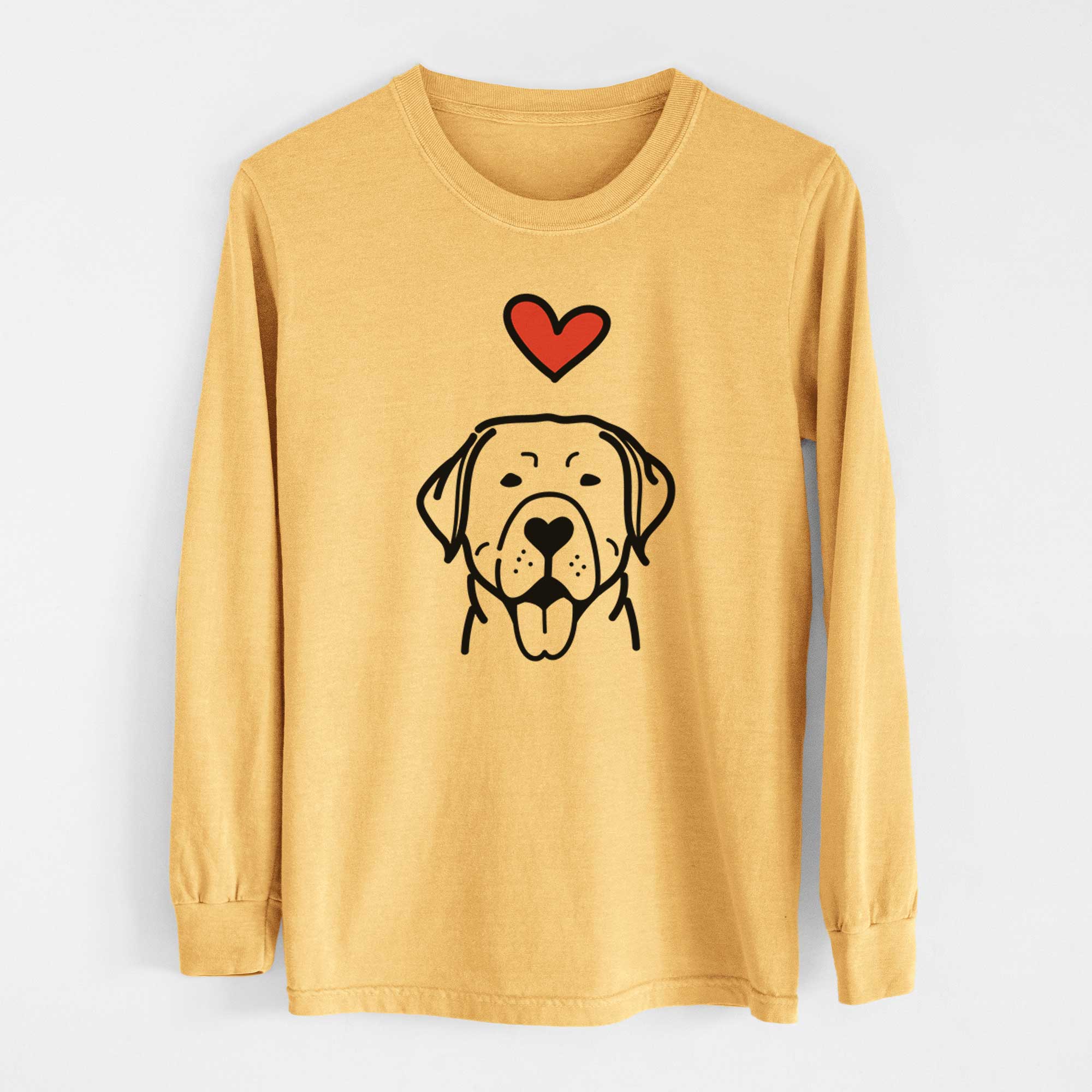 Love Always Labrador Retriever - Heavyweight 100% Cotton Long Sleeve