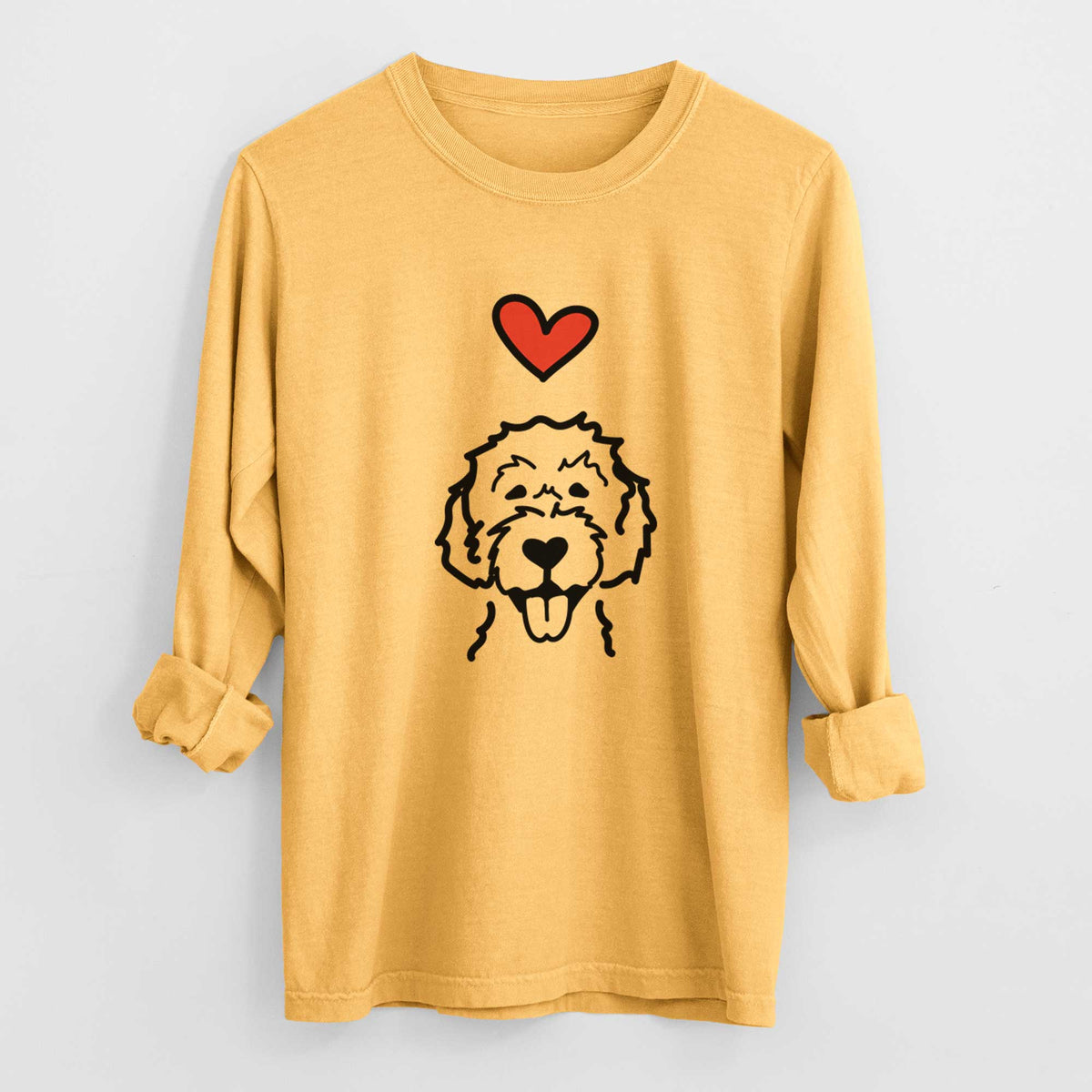 Love Always Labradoodle - Heavyweight 100% Cotton Long Sleeve