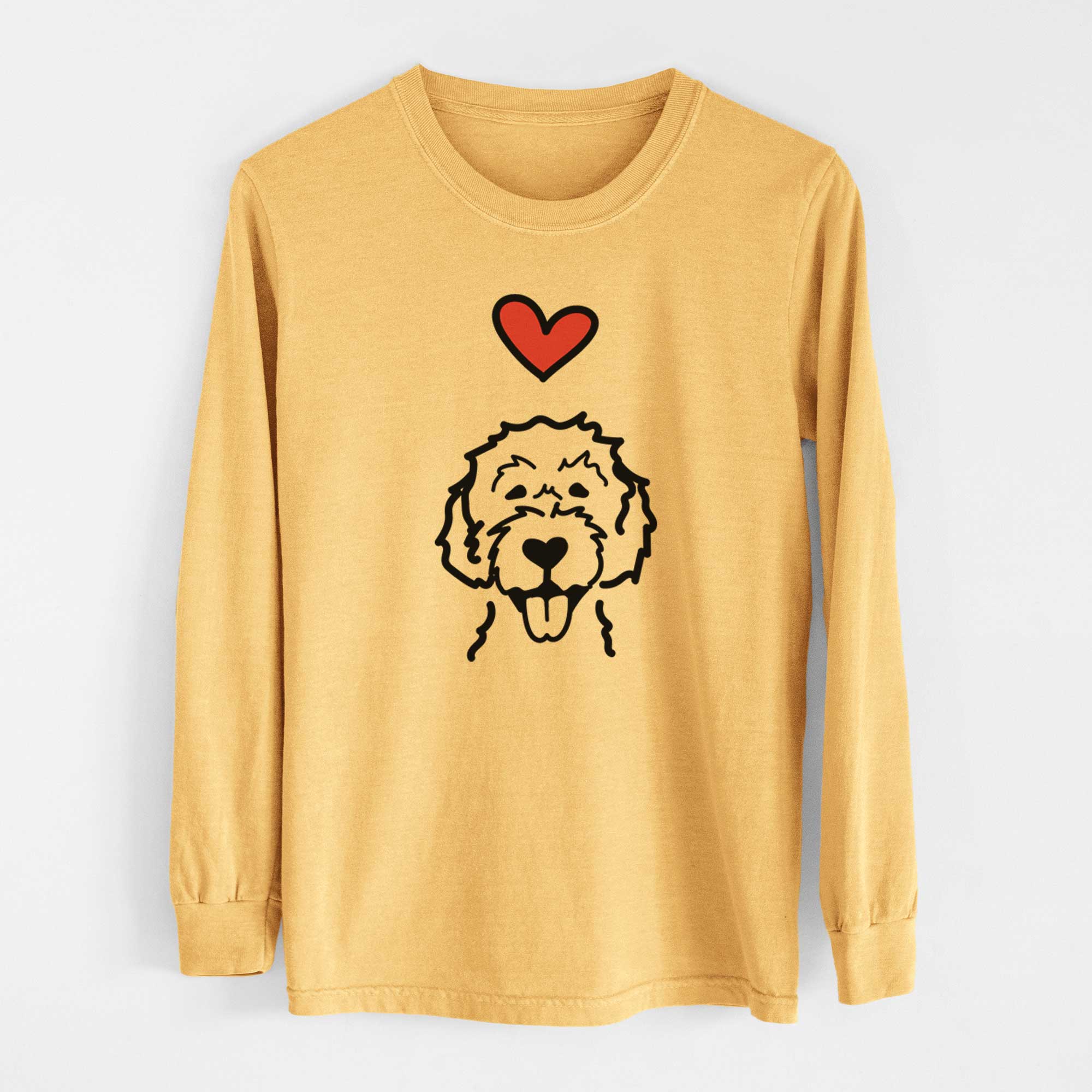 Love Always Labradoodle - Heavyweight 100% Cotton Long Sleeve