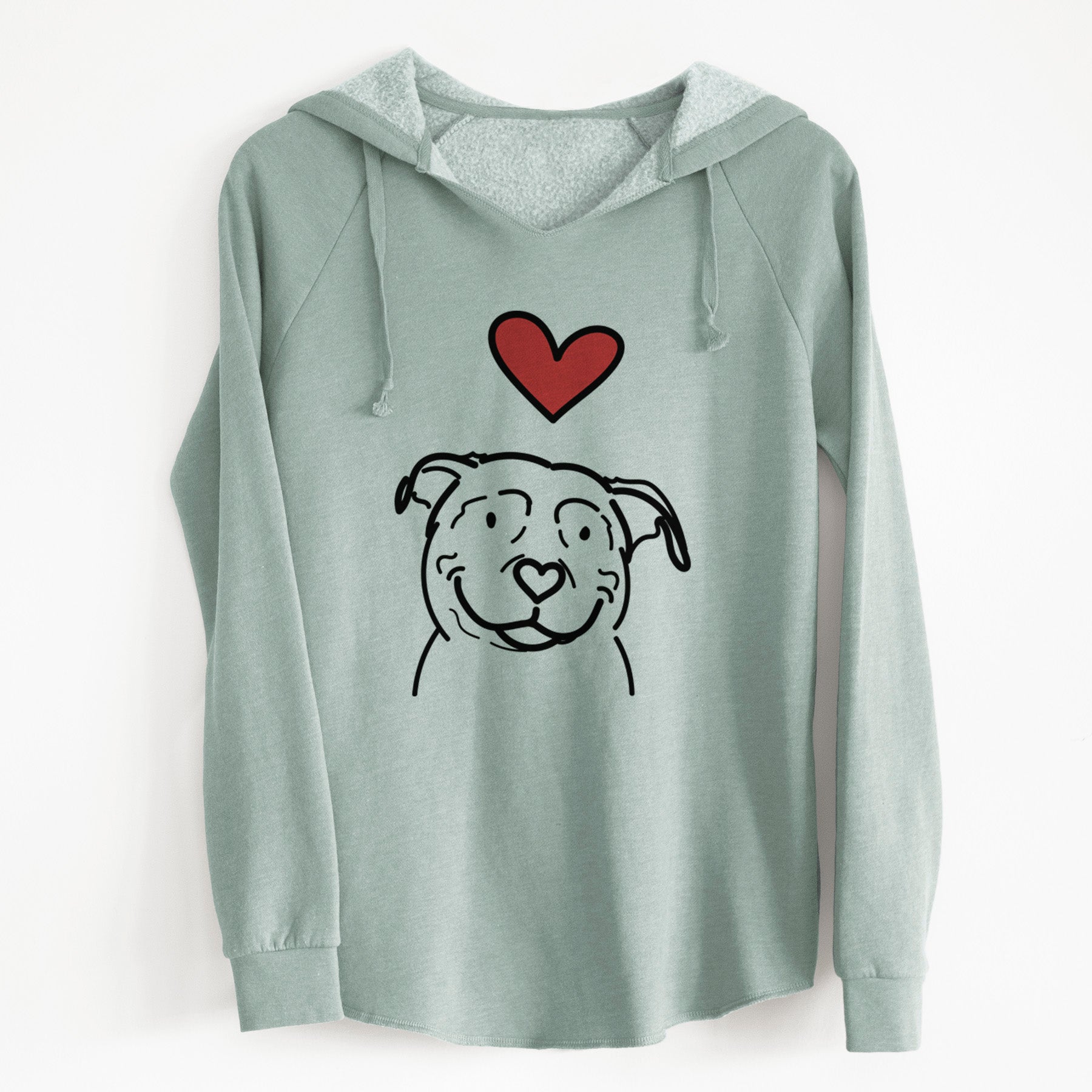 Love Always American Pitbull Terrier - Lady - Cali Wave Hooded Sweatshirt