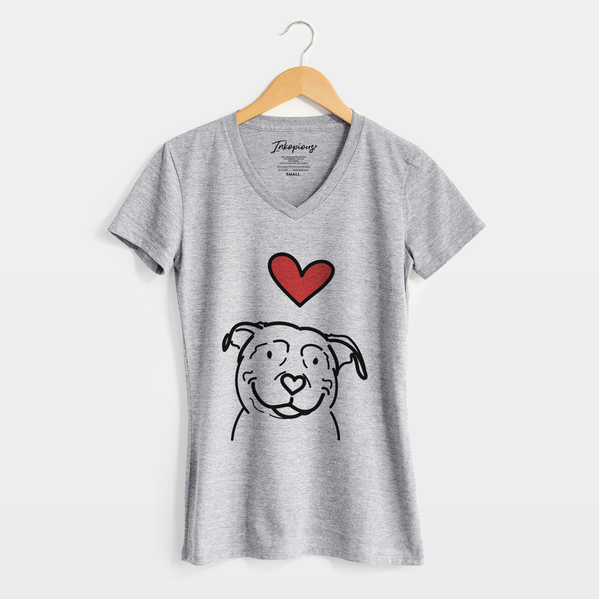 Love Always American Pitbull Terrier - Lady - Women's Perfect V-neck Shirt
