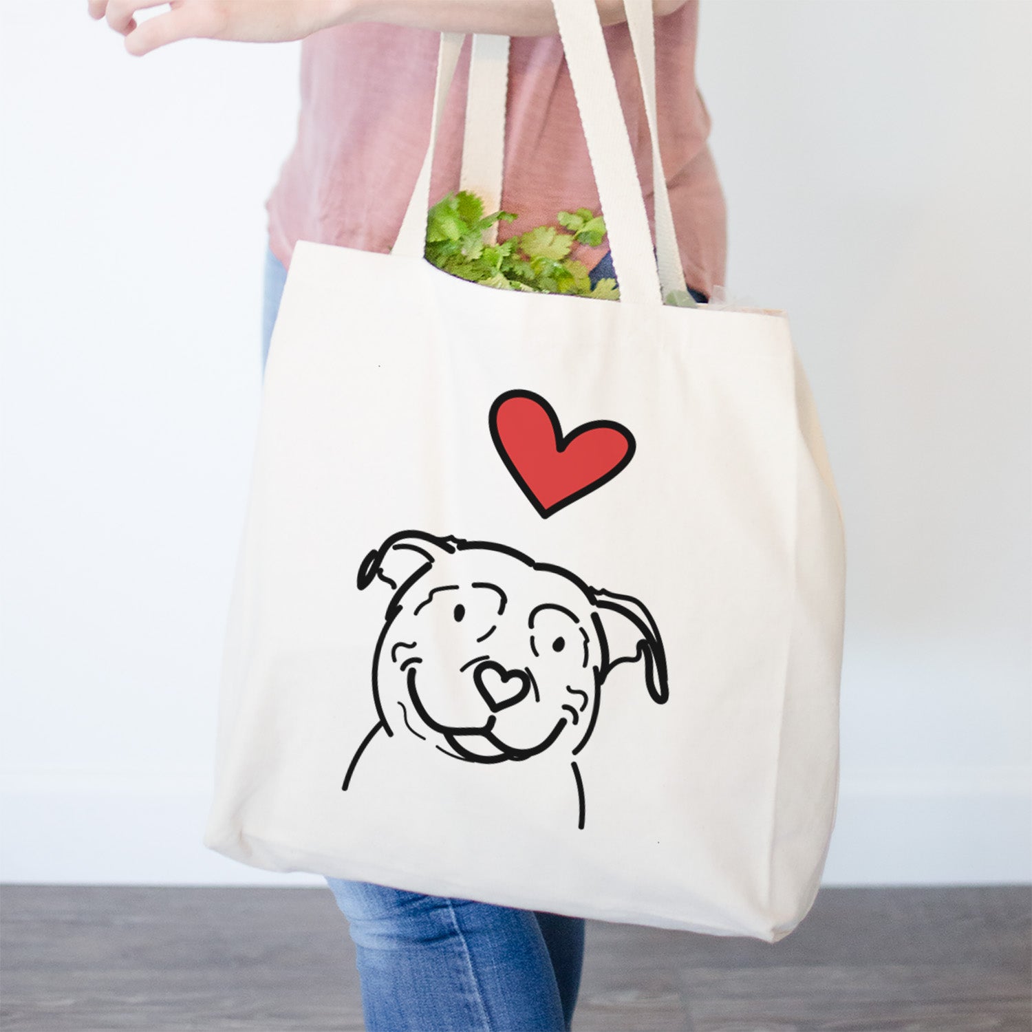 Love Always American Pitbull Terrier - Lady - Tote Bag